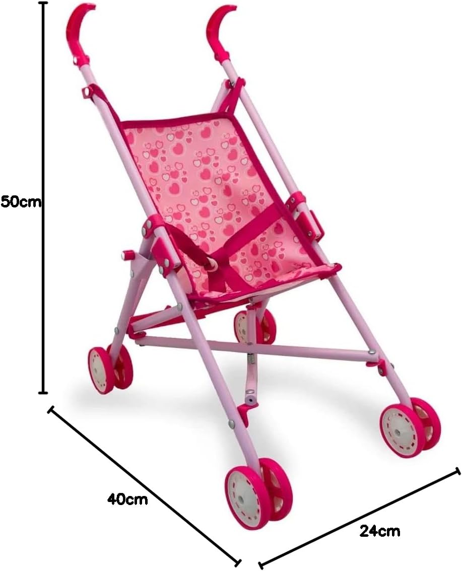 Teorema Giocattoli Cochecito de bebé PASSEGGINO AD OMBRELLO 3 COLORI miniatura 5