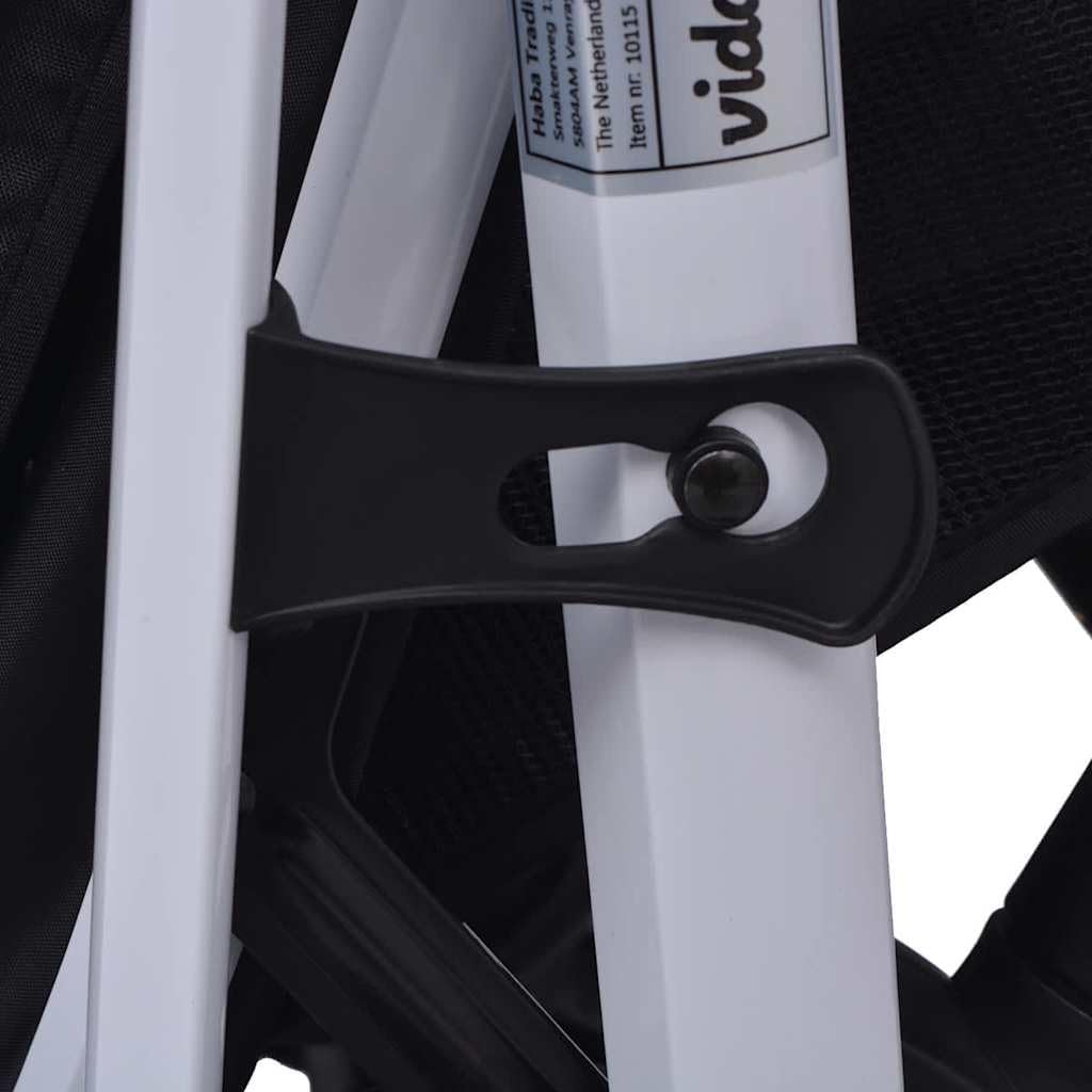 vidaXL Cochecito de bebé Pequeños Sillita Aluminio Tela Oxford Rojo miniatura 4