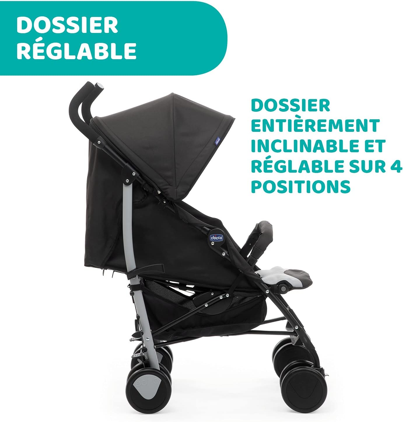 Chicco Cochecito de bebé Echo desde 0 Meses hasta 22 Kg miniatura 7