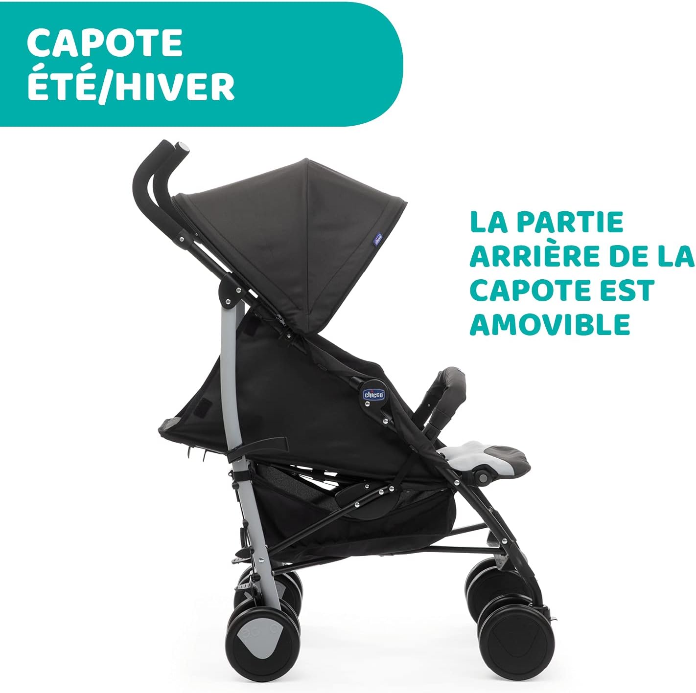 Chicco Cochecito de bebé Echo desde 0 Meses hasta 22 Kg miniatura 8