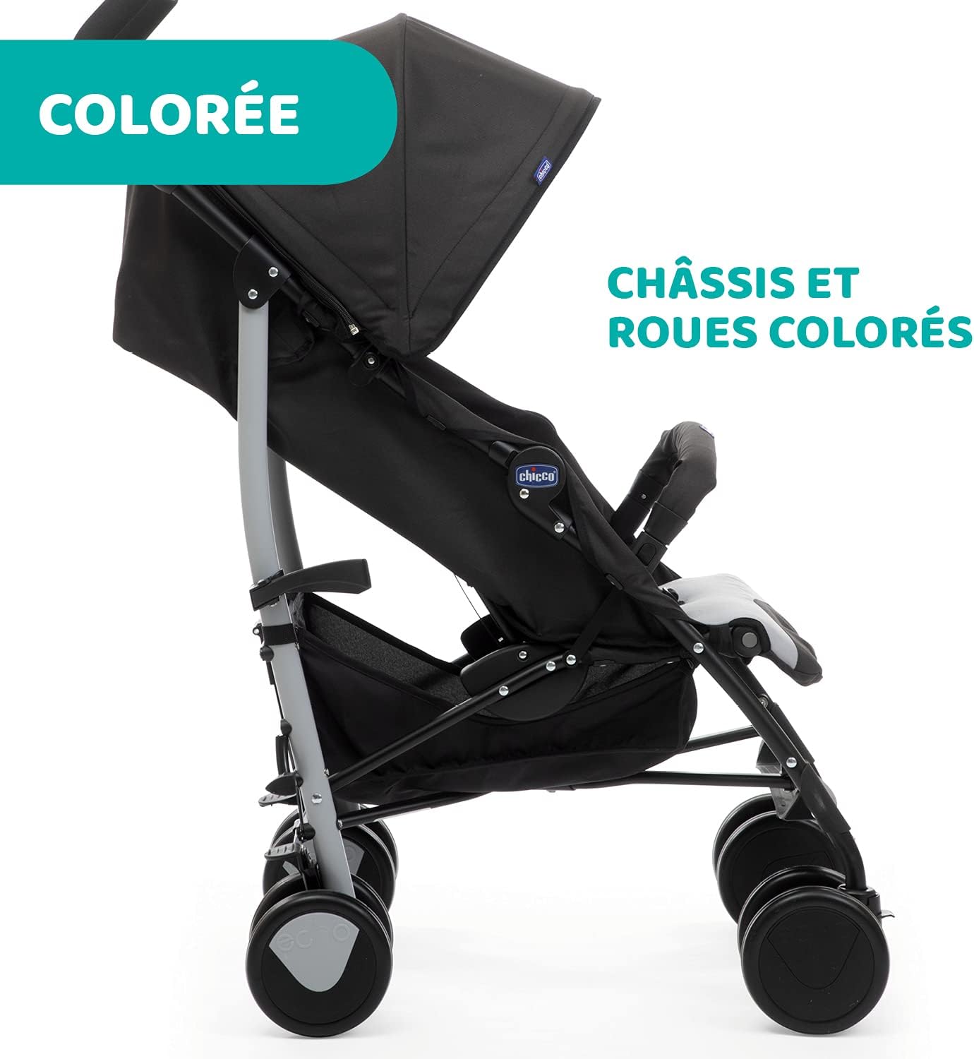 Chicco Cochecito de bebé Echo desde 0 Meses hasta 22 Kg miniatura 9