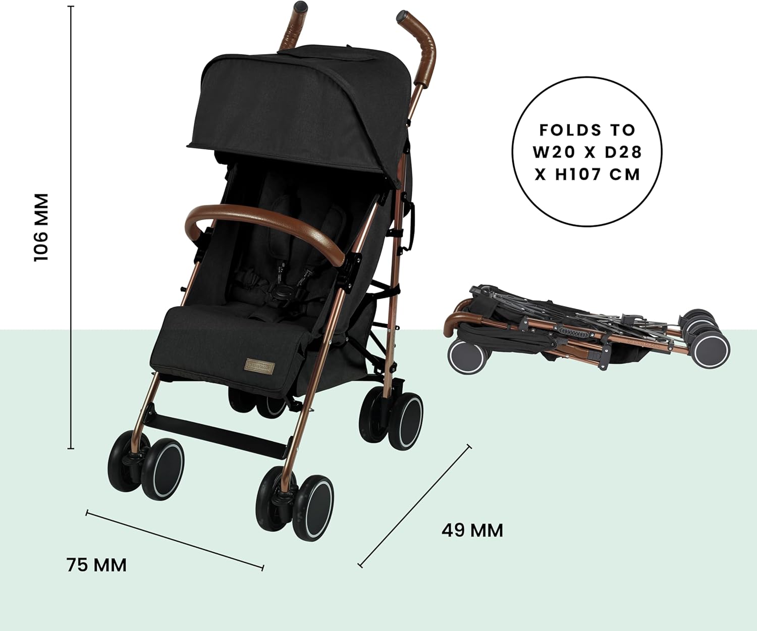 Ickle Bubba Cochecito de bebé Discovery Max miniatura 4