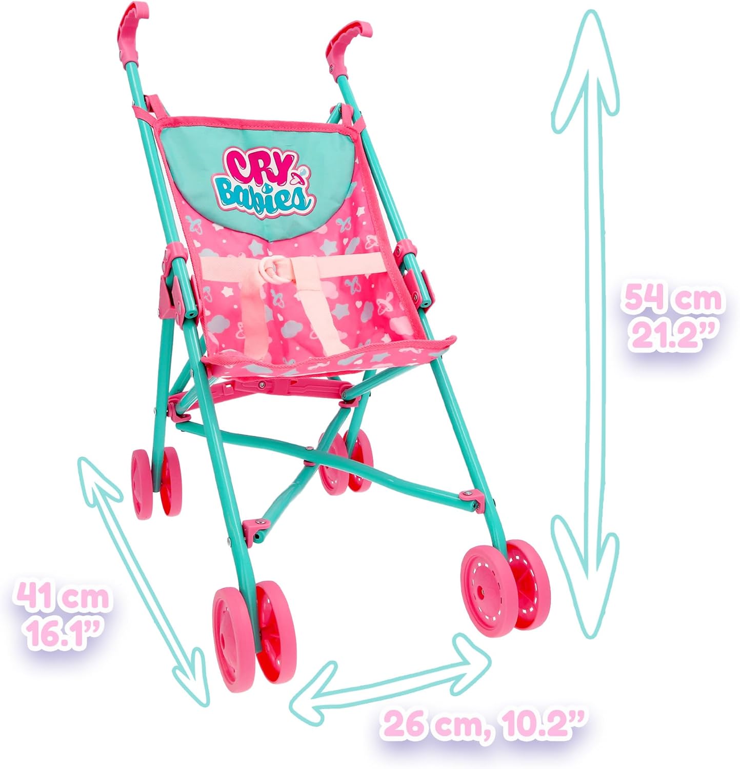 Cry Babies Cochecito de bebé BEBÉS LLORONES Sillita miniatura 4