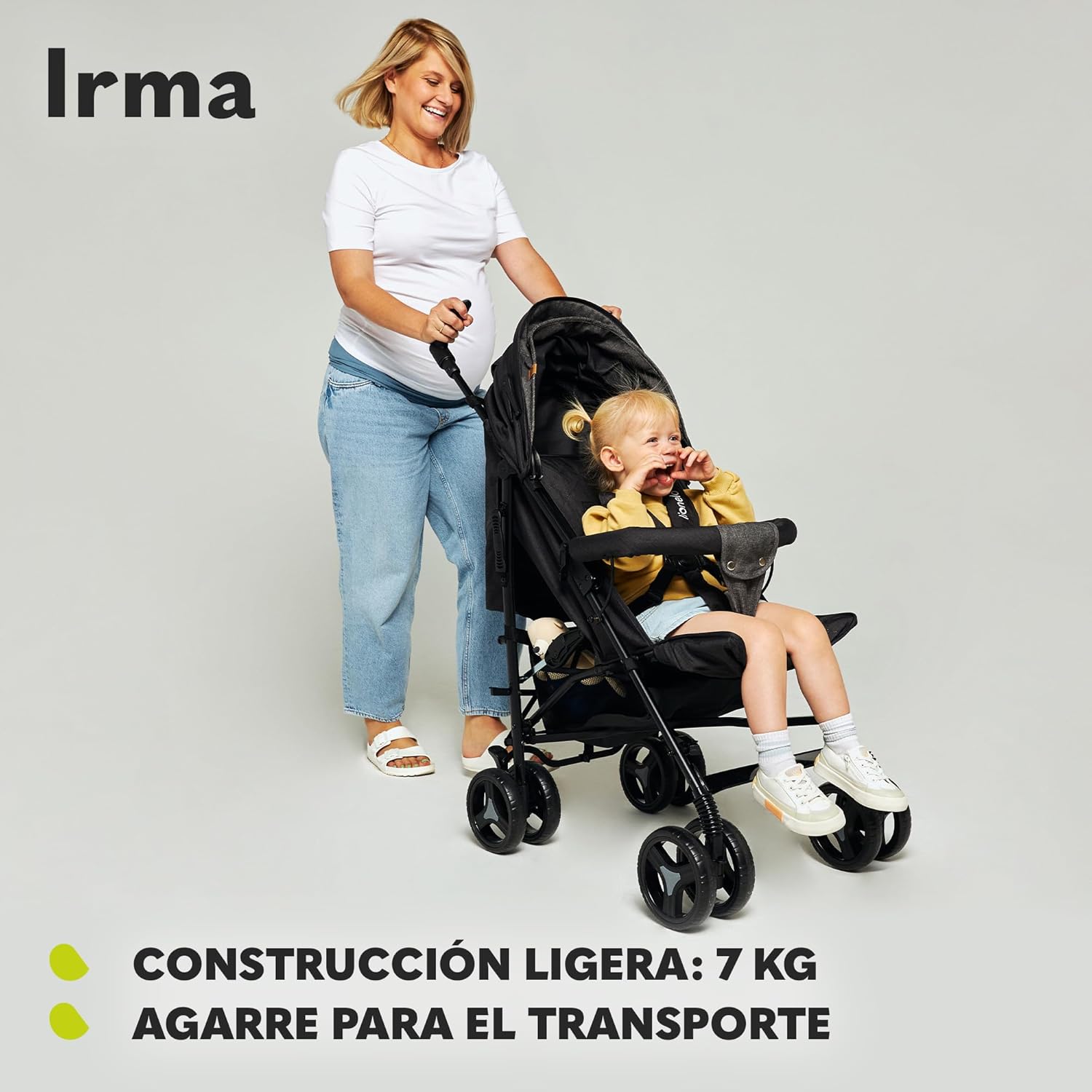 lionelo Cochecito de bebé Irma hasta 15 kg miniatura 7