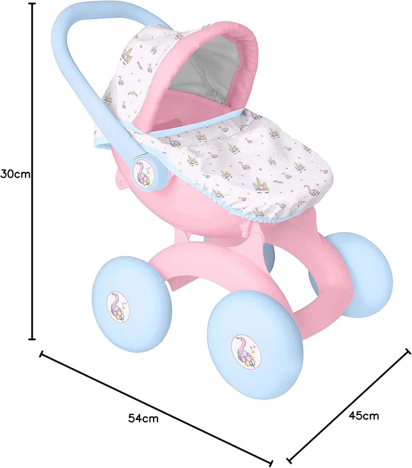 HTI Cochecito de bebé miniatura 11