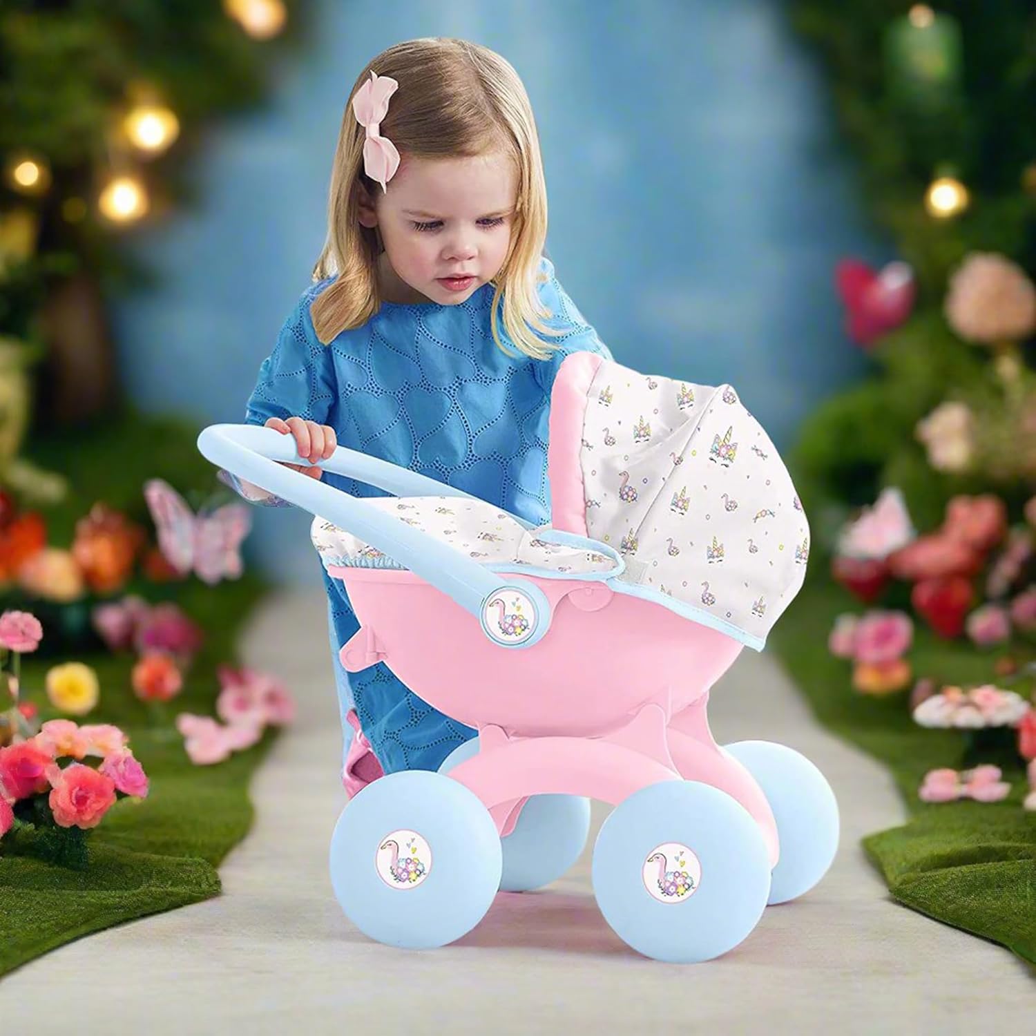 HTI Cochecito de bebé miniatura 3