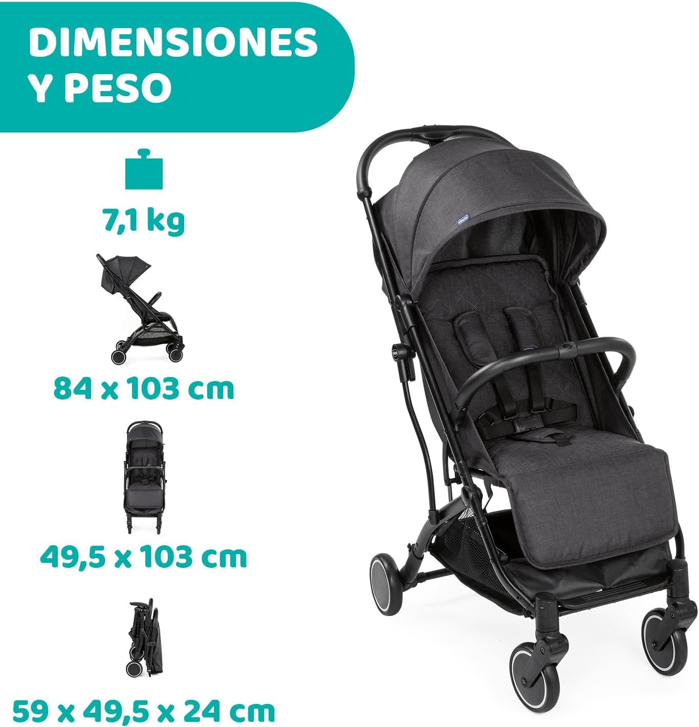 Chicco Cochecito de bebé Trolley Me 0 Meses hasta 15 kg miniatura 4