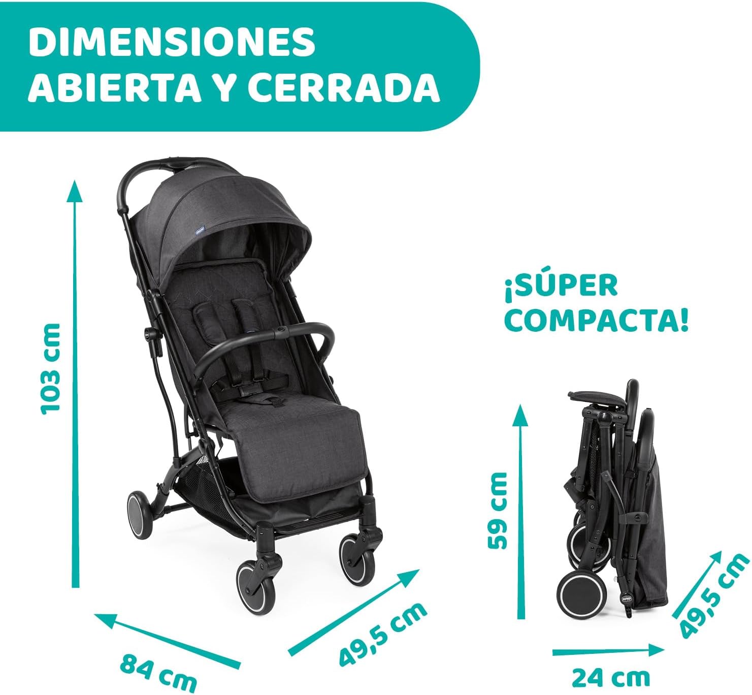 Chicco Cochecito de bebé Trolley Me 0 Meses hasta 15 kg miniatura 5