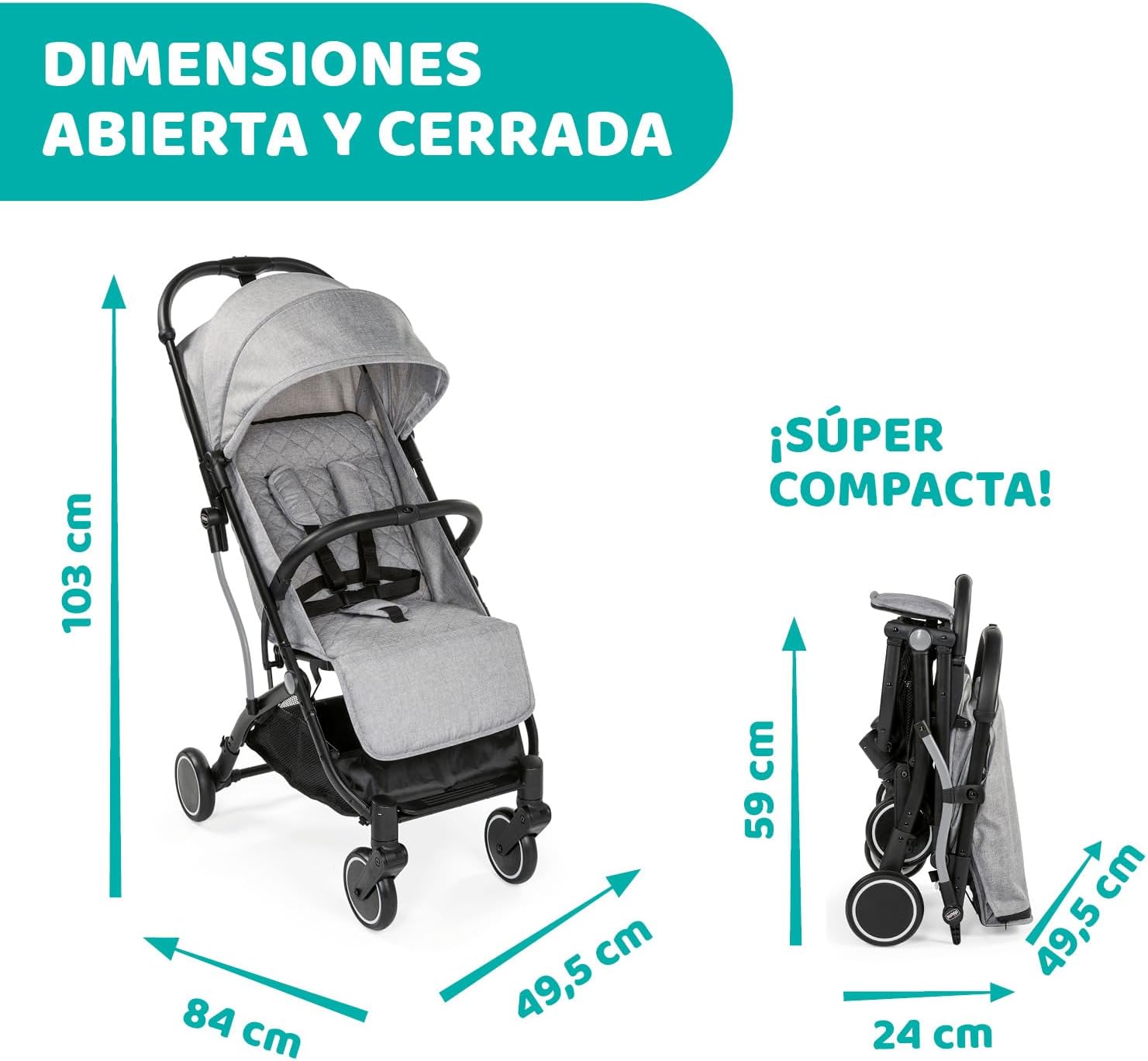 Chicco Cochecito de bebé Trolley Me 0 meses a 15 kg miniatura 5