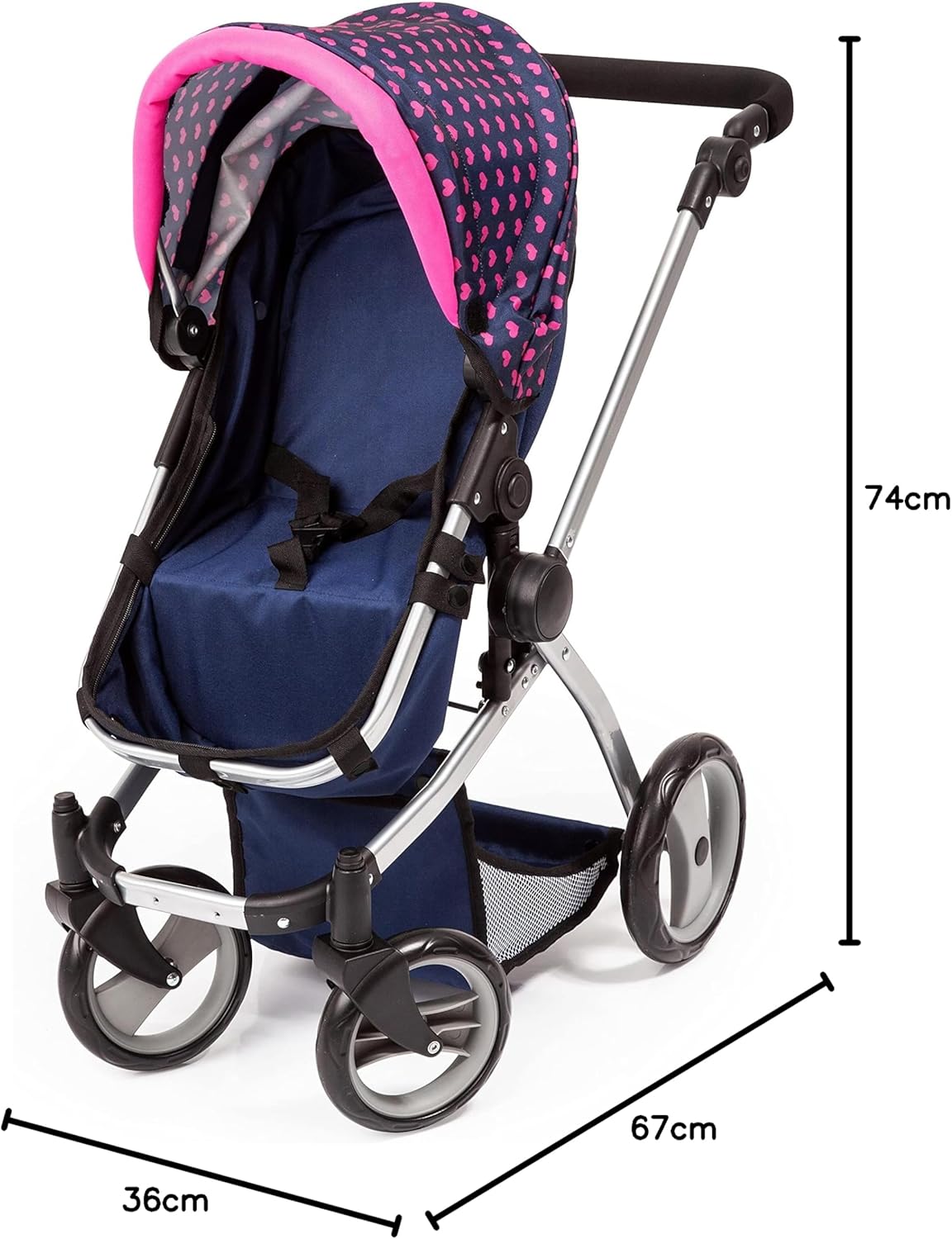 Bayer Design Cochecito de bebé Set muñecas Grandes miniatura 11