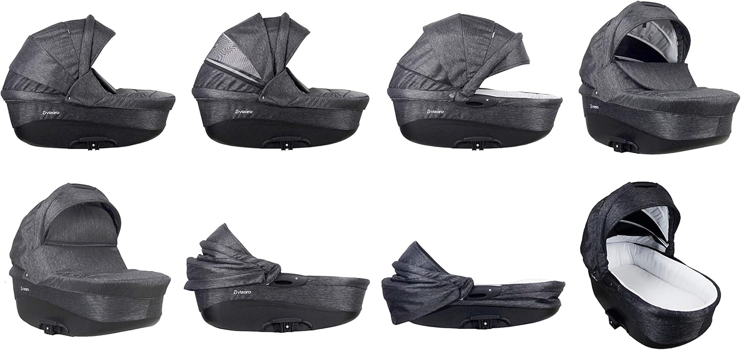 Vizaro Cochecito de bebé PEARL Dúo 2 en 1 miniatura 6