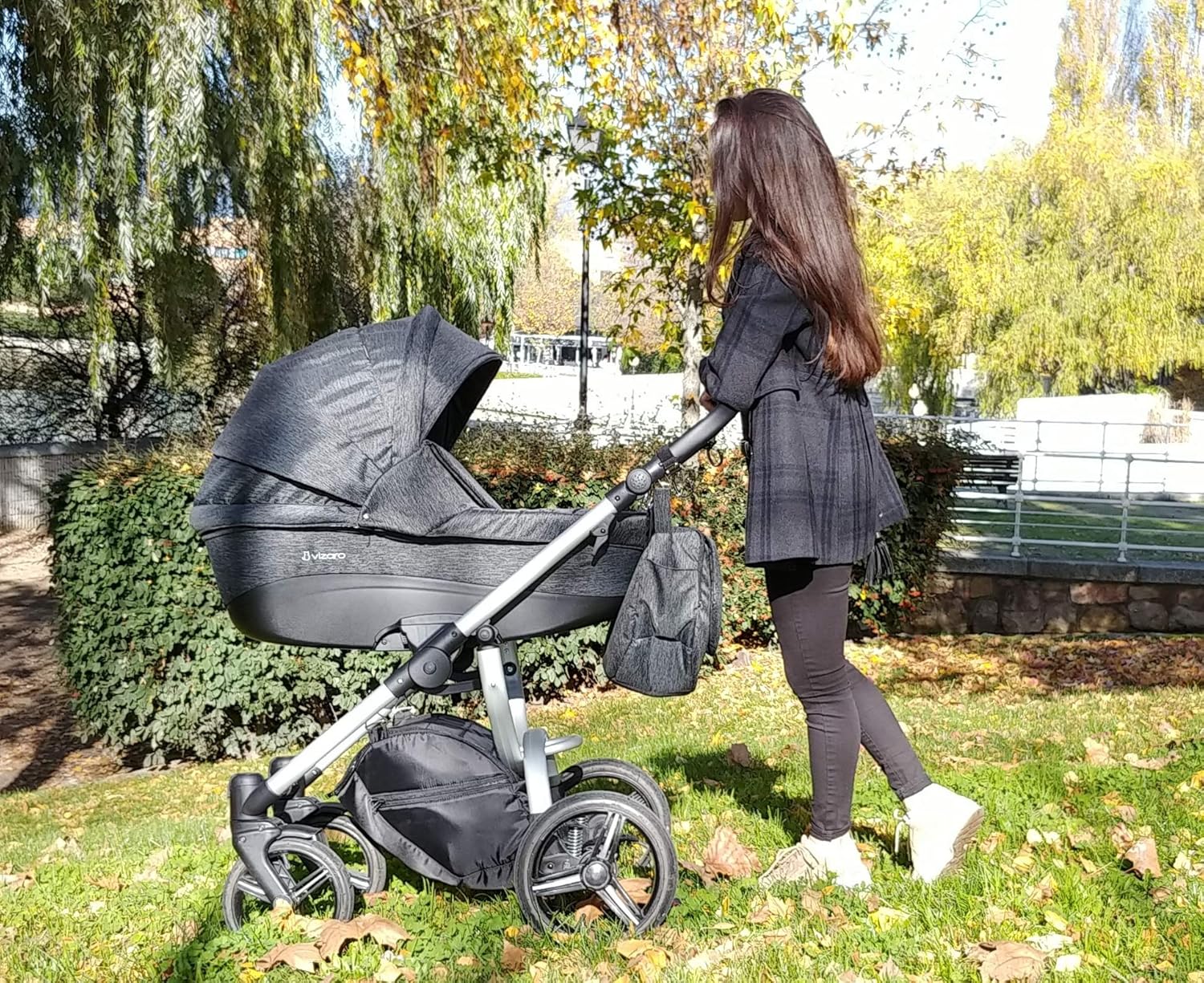 Vizaro Cochecito de bebé PEARL Dúo 2 en 1 miniatura 10