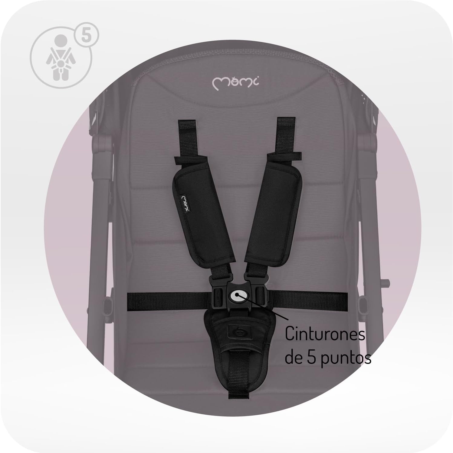 Momi Cochecito de bebé ESTELLE miniatura 3