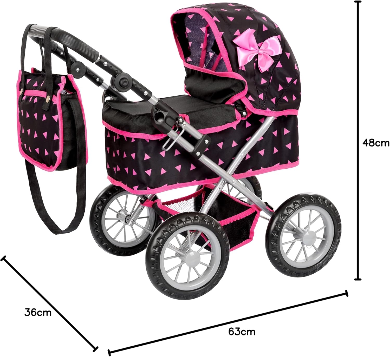 Kinderplay Cochecito de bebé Juguetes miniatura 11