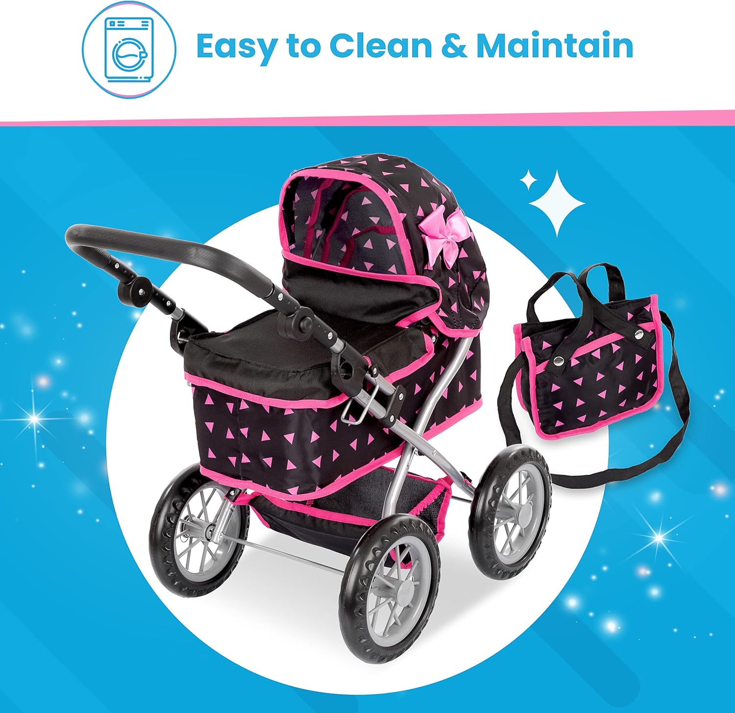 Kinderplay Cochecito de bebé Juguetes miniatura 7