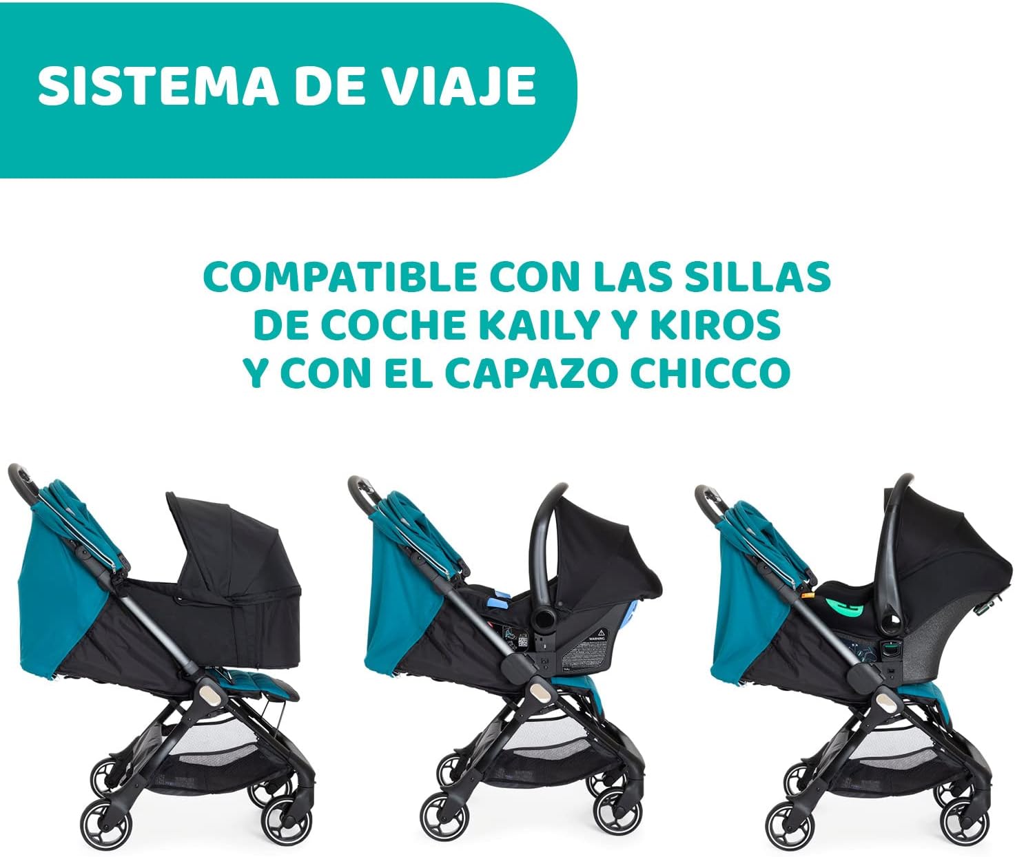Chicco Cochecito de bebé WE 0 Meses-22 Kg miniatura 5