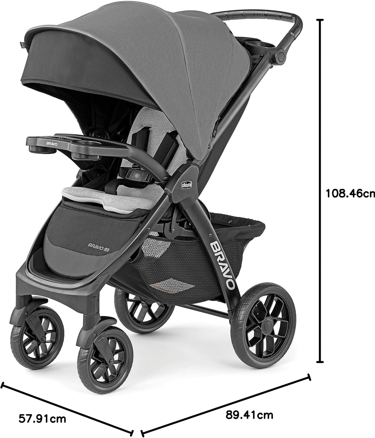 Chicco Cochecito de bebé Bravo LE ClearTex Full-Size for Babies and miniatura 15