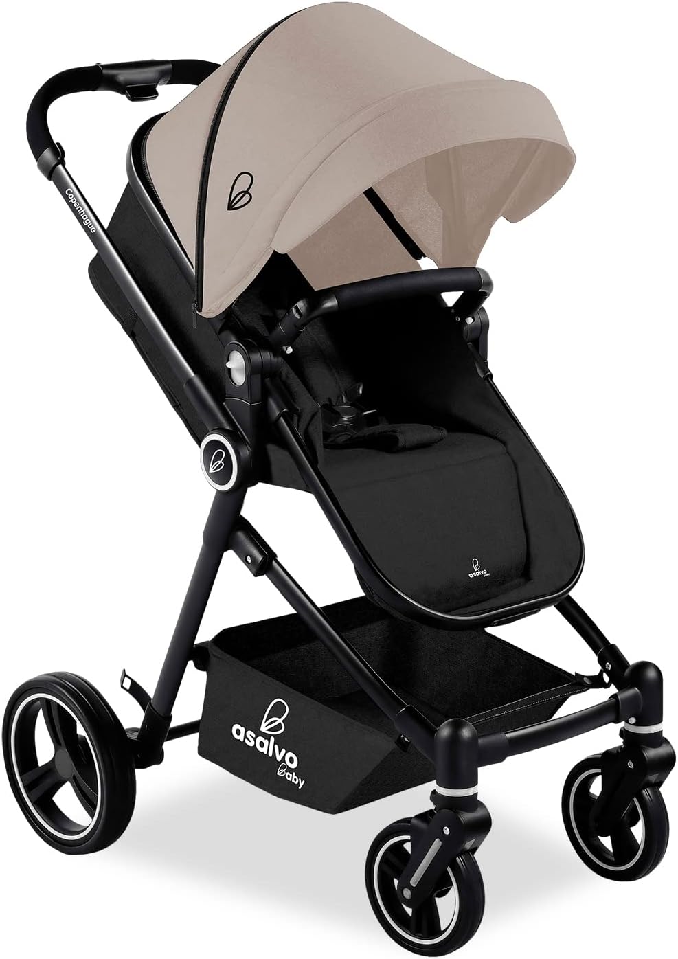 Asalvo Cochecito de bebé CONVERTIBLE COPENHAGUE BEIGE