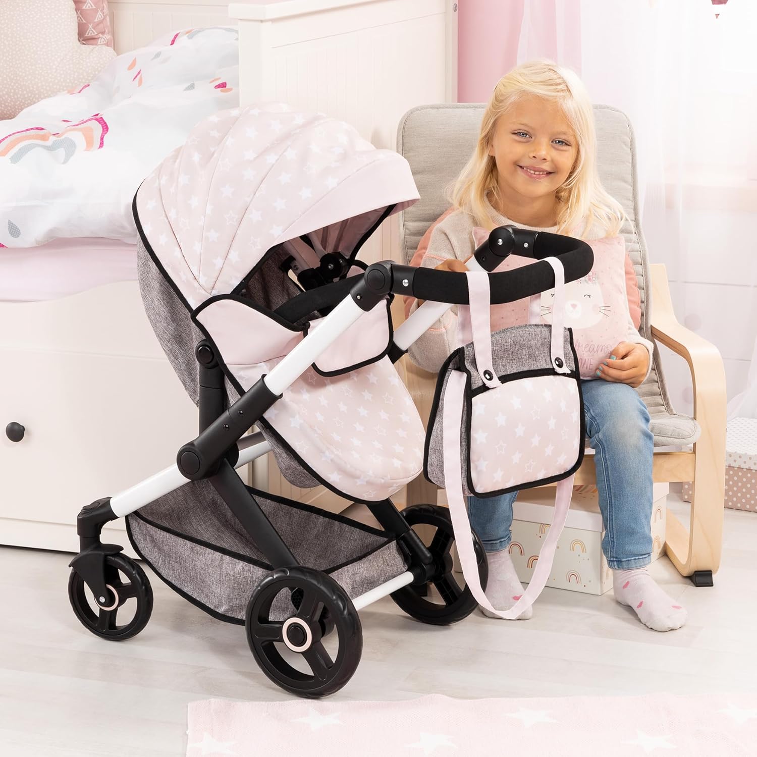 Bayer Design Cochecito de bebé 17031AA muñeca Combi Xeo miniatura 7