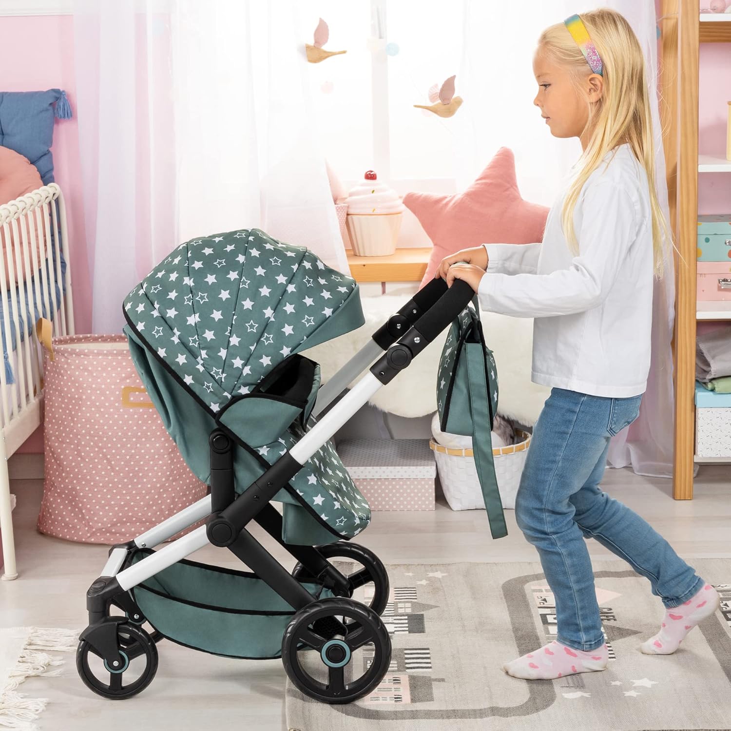 Bayer Design Cochecito de bebé 17058AA muñeca Combi Xeo miniatura 6