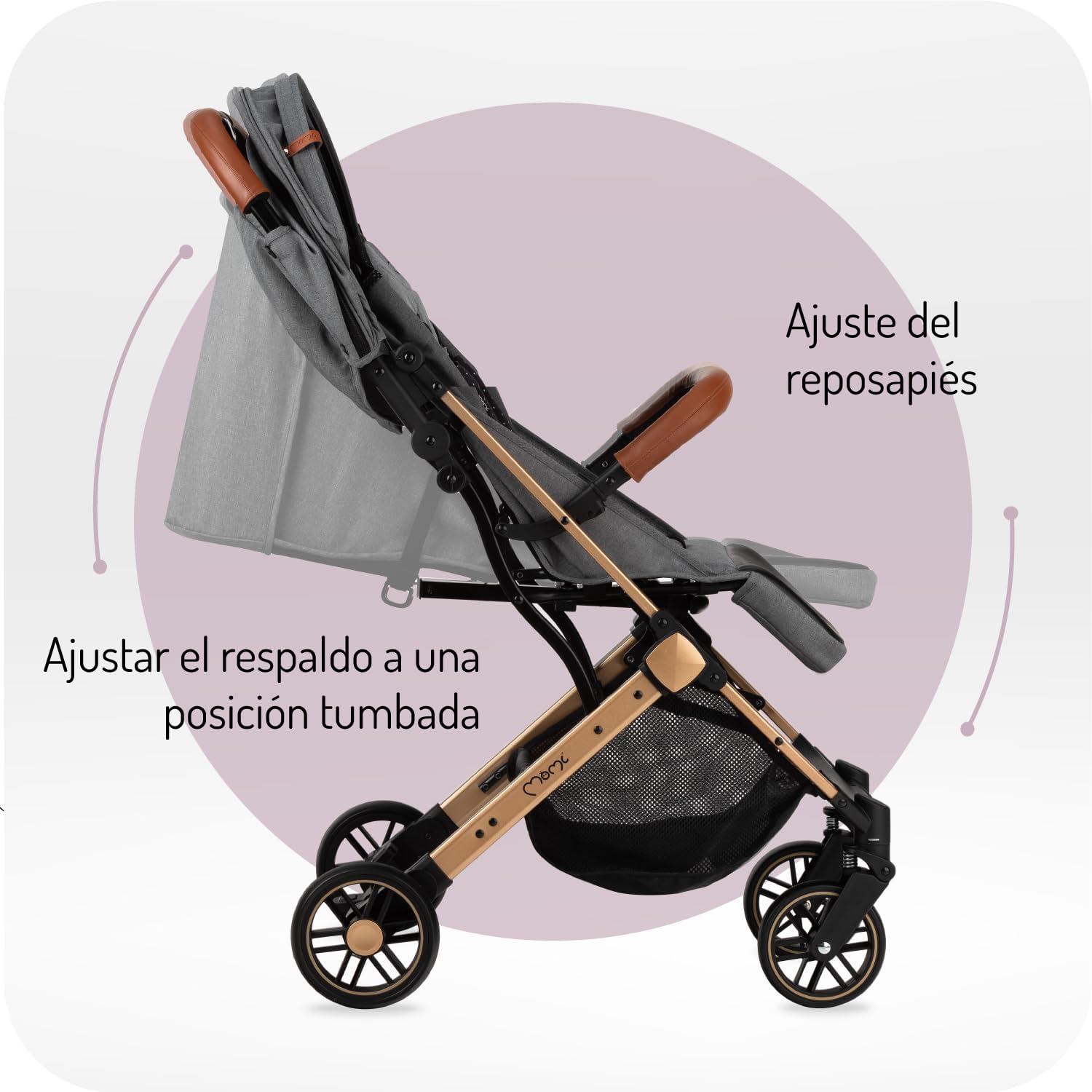 Momi Cochecito de bebé ESTELLE miniatura 6