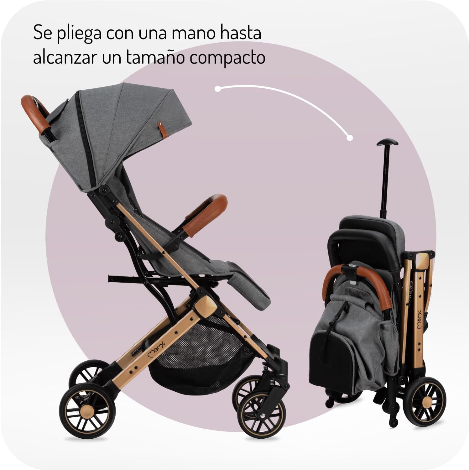 Momi Cochecito de bebé ESTELLE miniatura 7