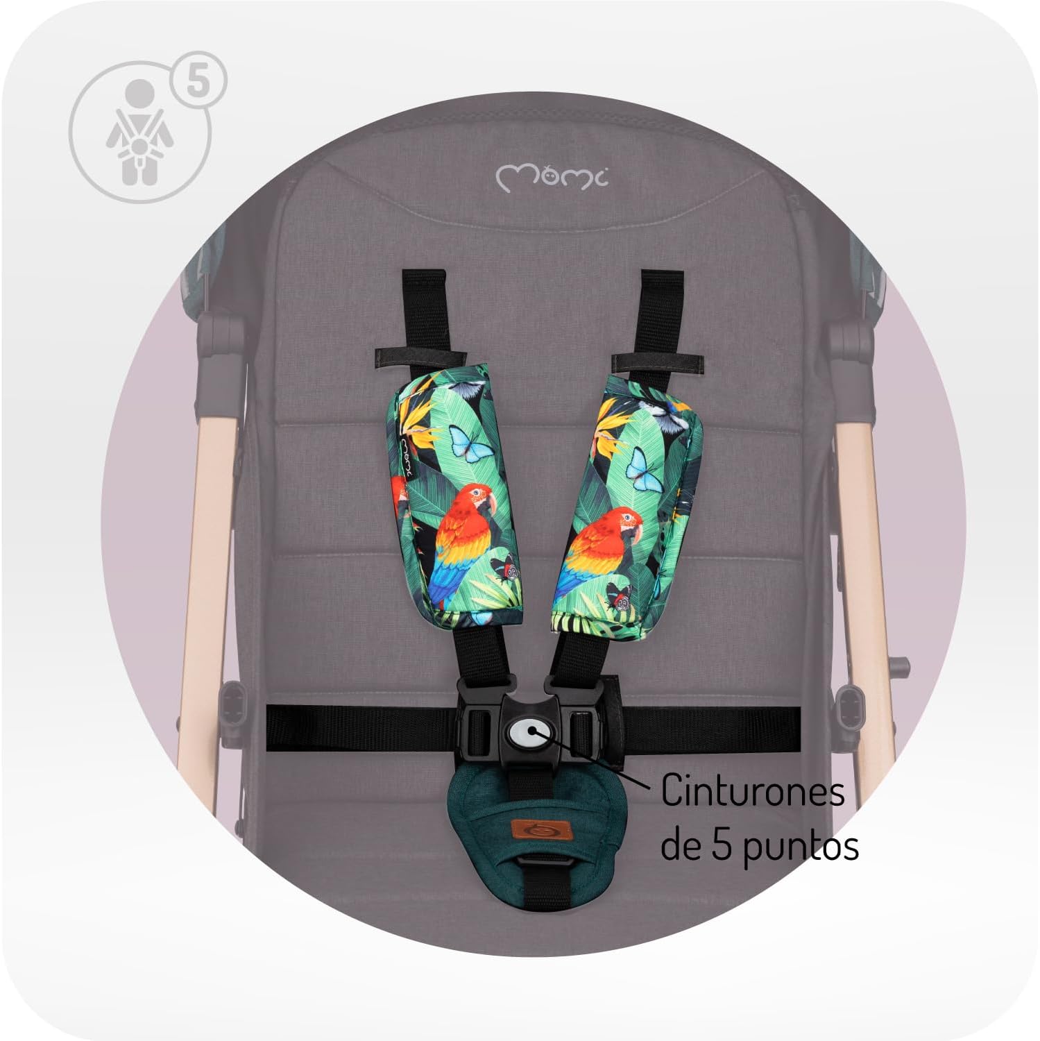 Momi Cochecito de bebé ESTELLE a partir 6 meses miniatura 3