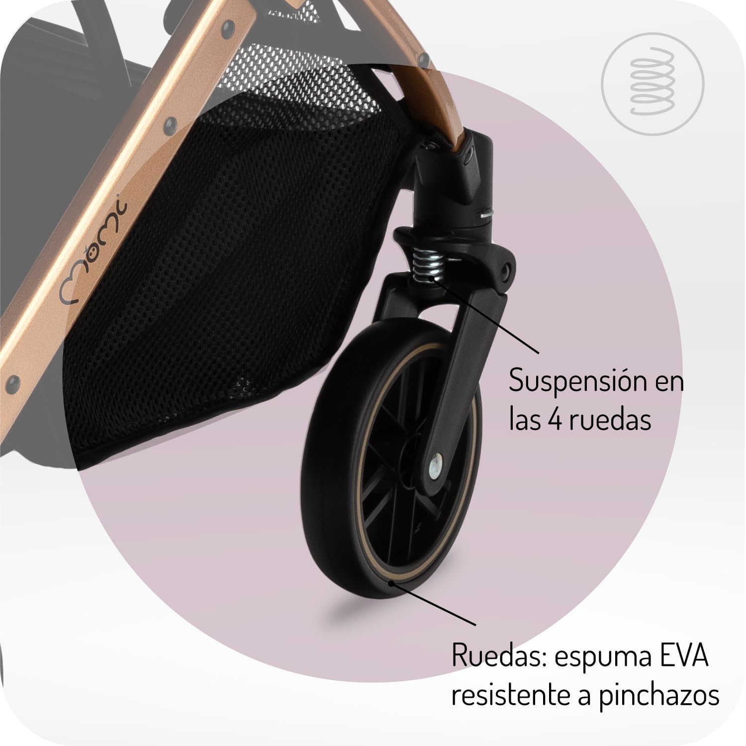 Momi Cochecito de bebé ESTELLE a partir 6 meses miniatura 4
