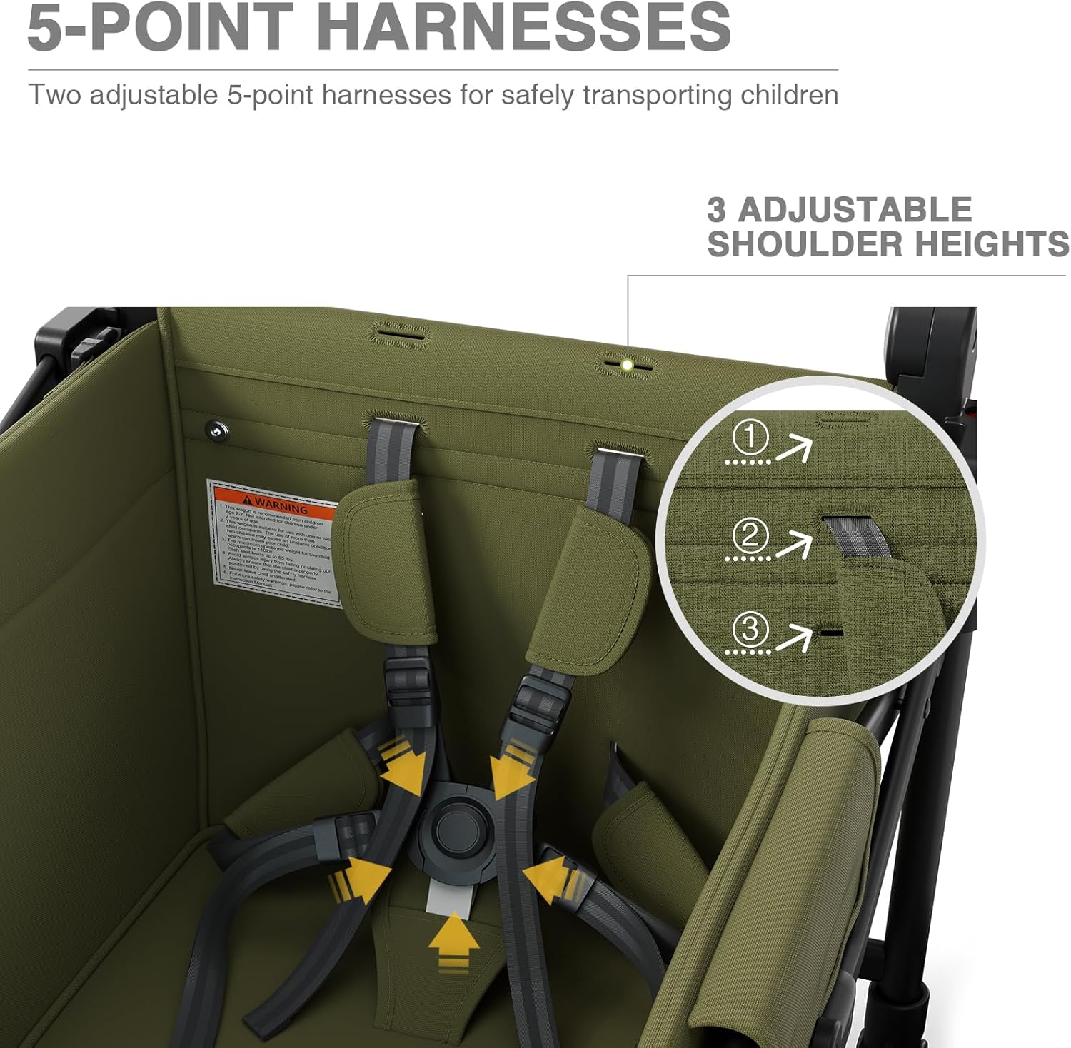 EVER ADVANCED Cochecito de bebé Plegables Dos Carga miniatura 7