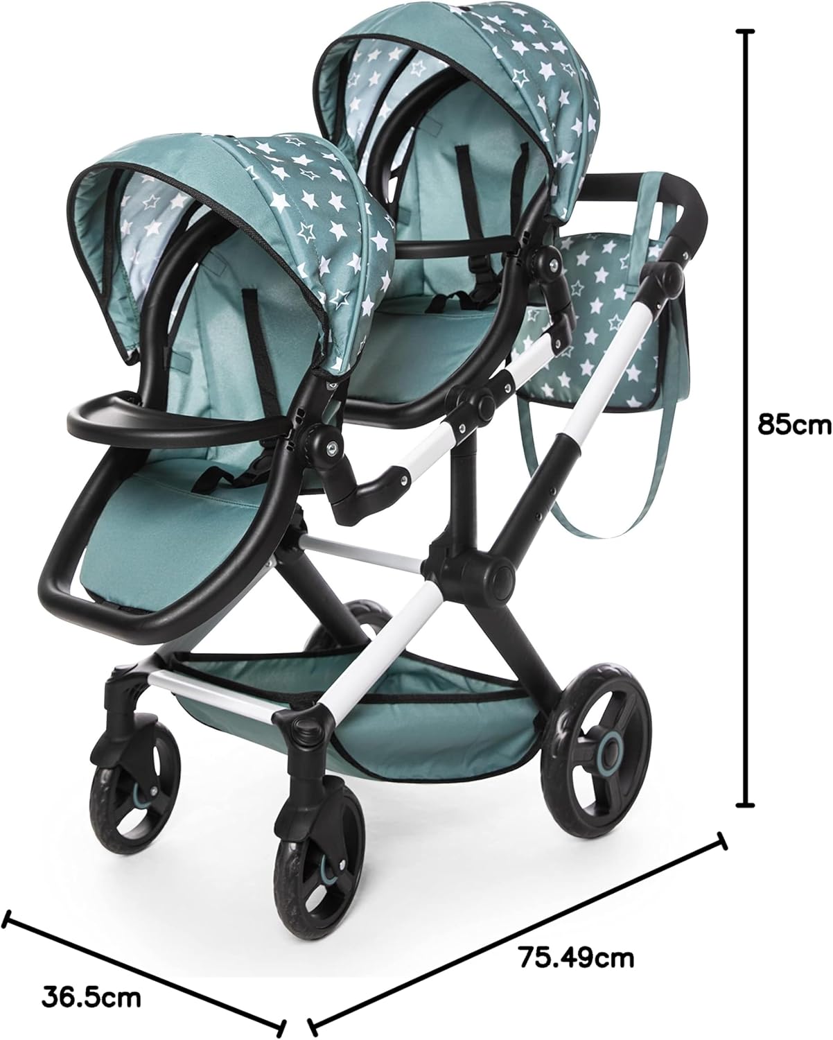 Bayer Design Cochecito de bebé 26758AA Twin Xeo muñeca gemelas miniatura 8