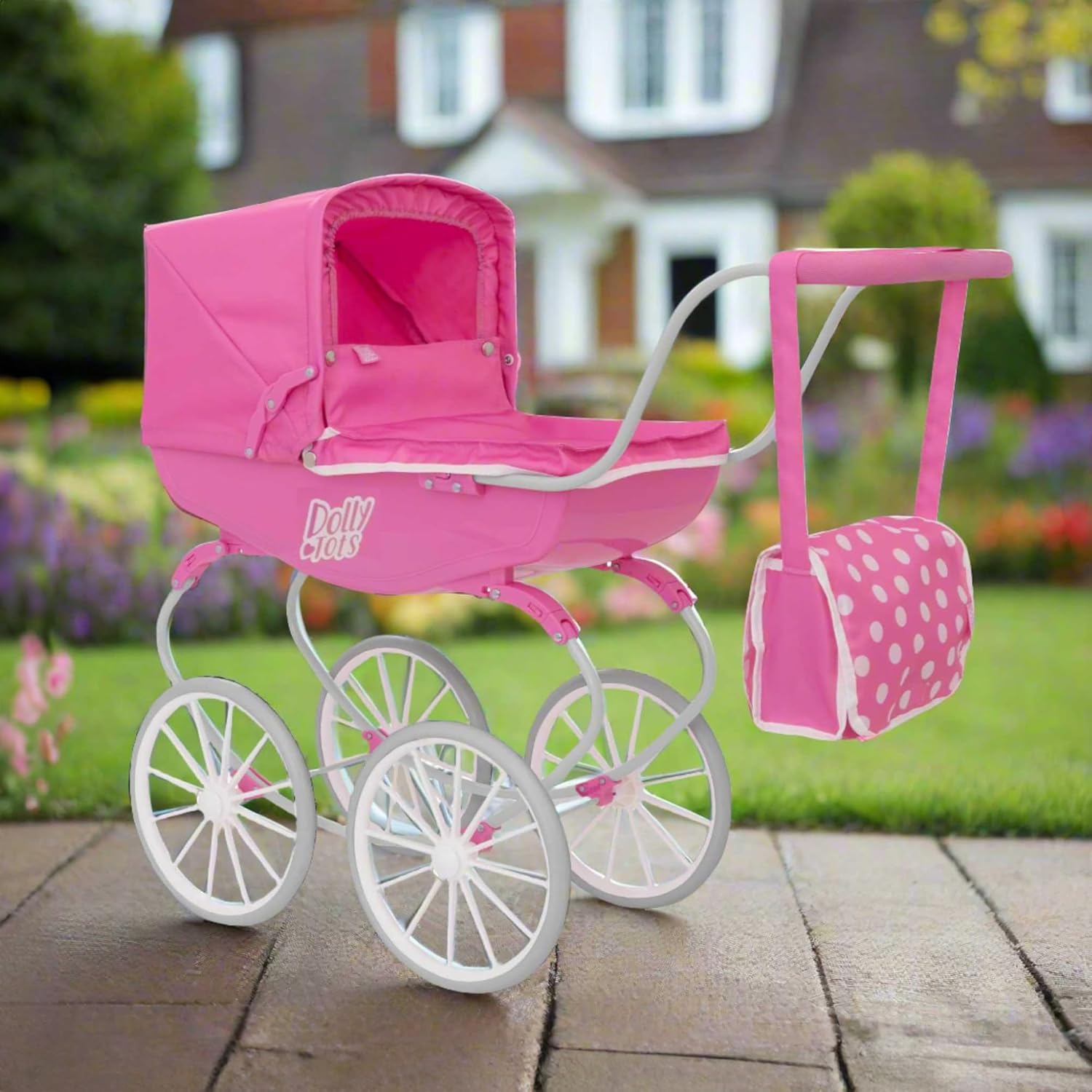 Dolly Tots Cochecito de bebé Muñecas Estilo Tradicional miniatura 8