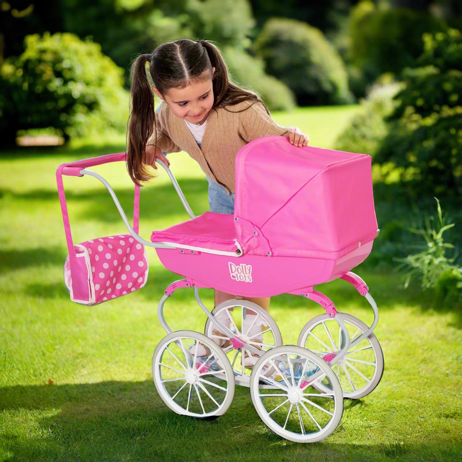 Dolly Tots Cochecito de bebé Muñecas Estilo Tradicional miniatura 10