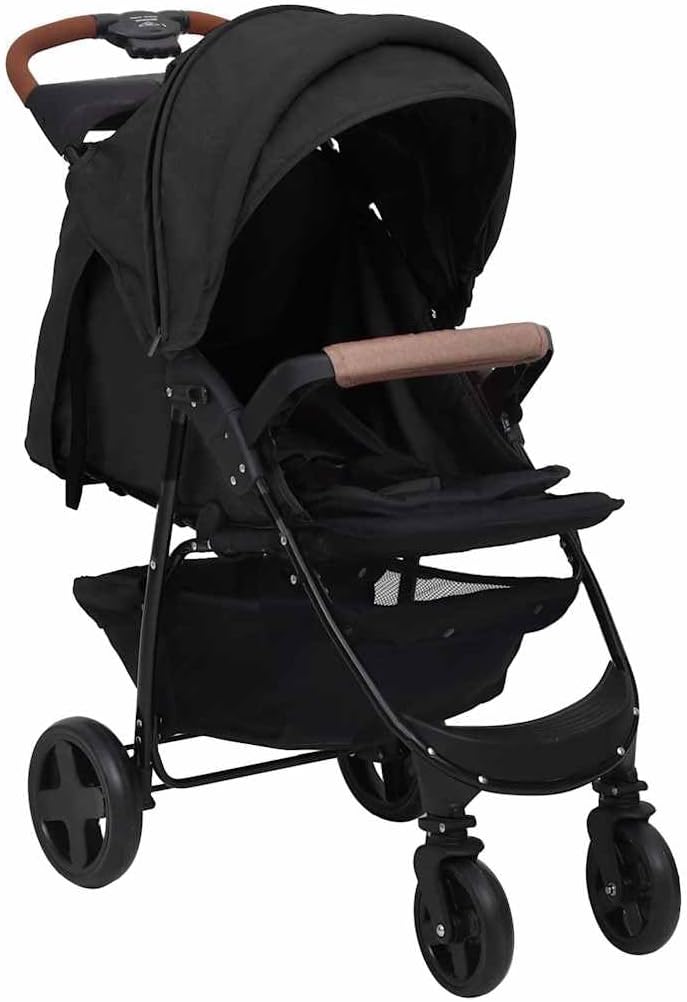 vidaXL Cochecito de bebé 2 en 1 Sillita Corredor Canasta Ajustable miniatura 9