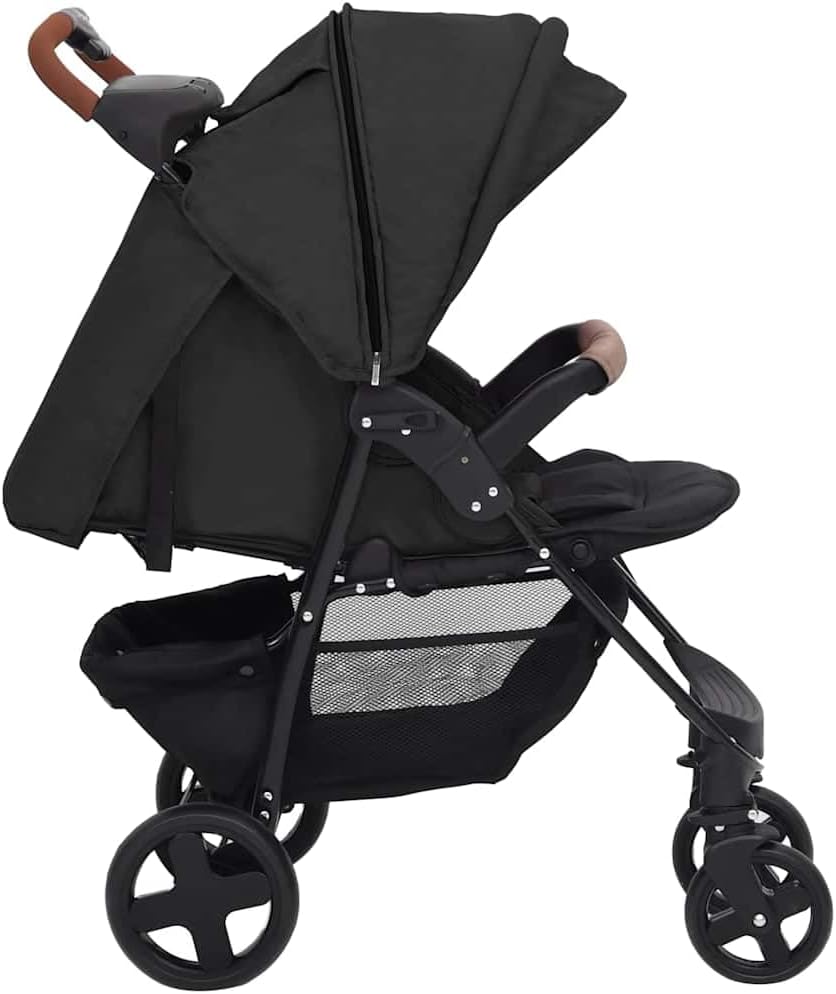vidaXL Cochecito de bebé 2 en 1 Sillita Corredor Canasta Ajustable miniatura 10