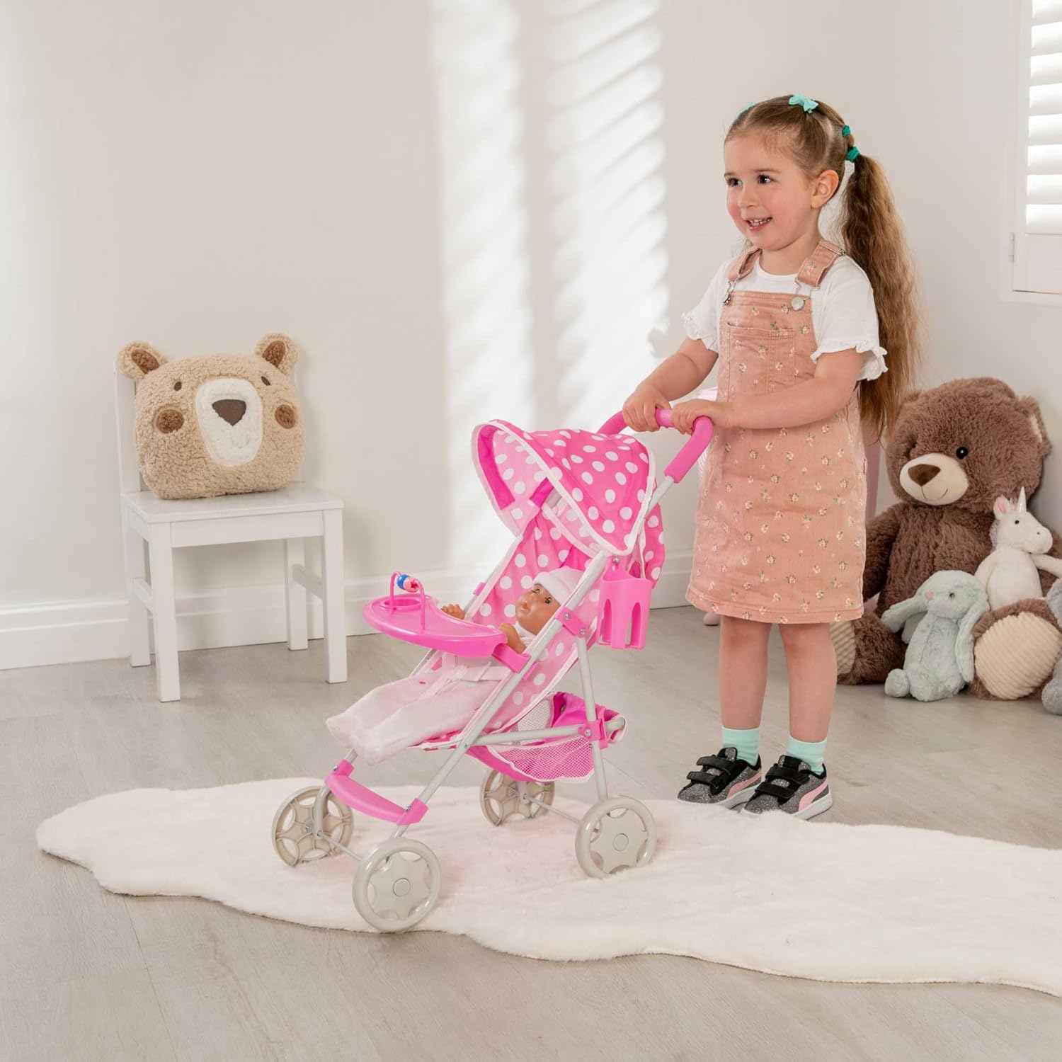 Dolly Tots Cochecito de bebé Playtime miniatura 12