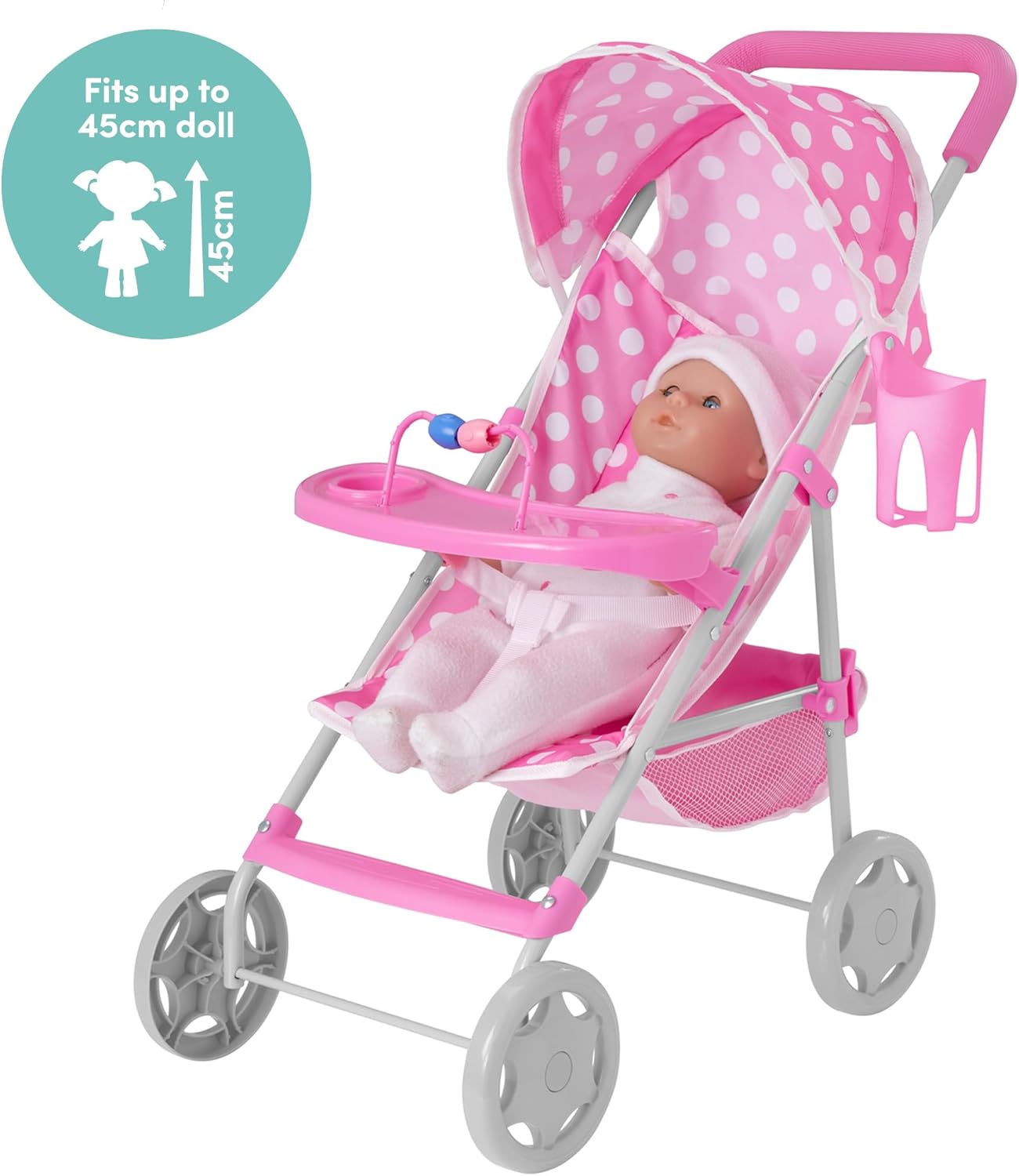 Dolly Tots Cochecito de bebé Playtime miniatura 6