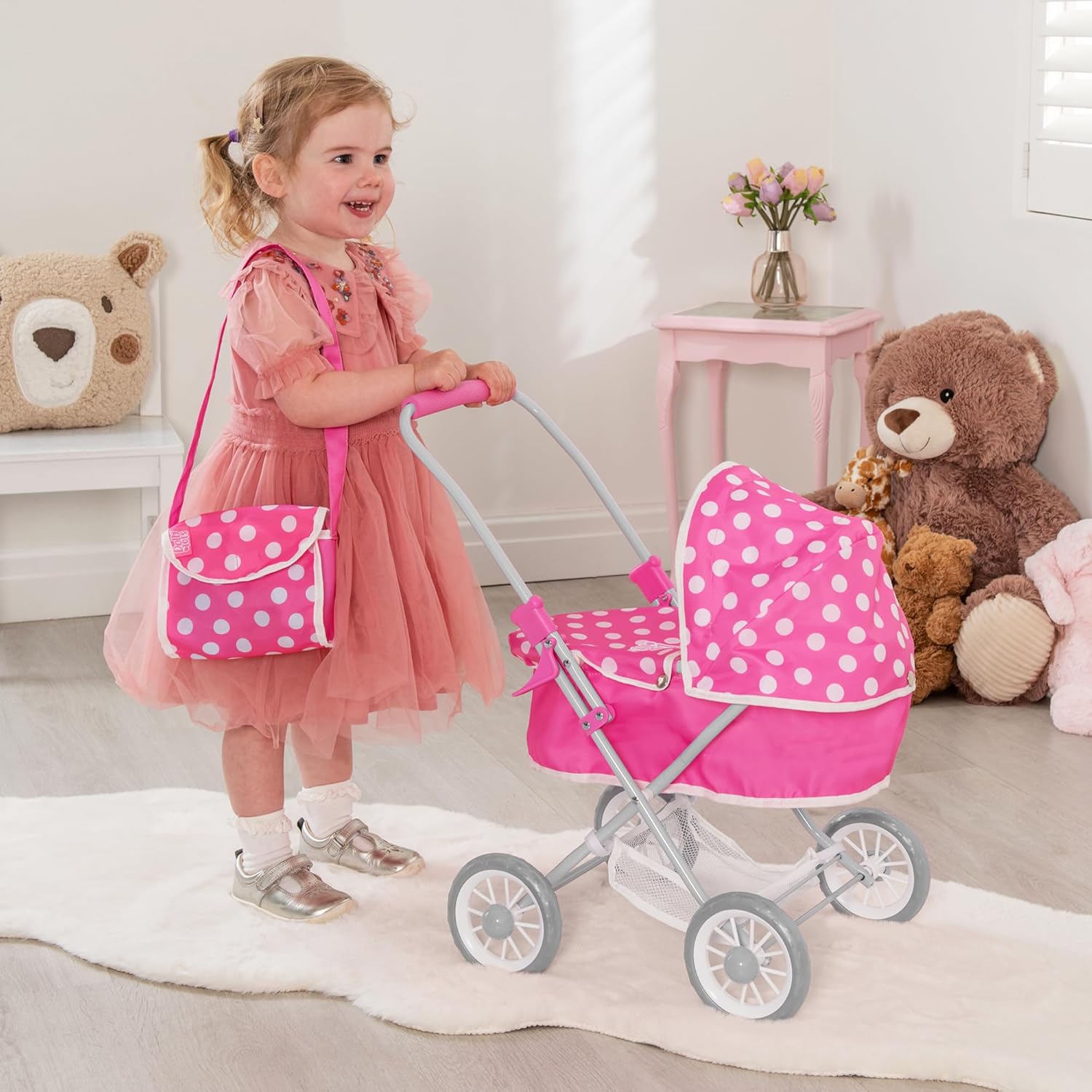 Dolly Tots Cochecito de bebé Dolly Tots Cutie miniatura 4