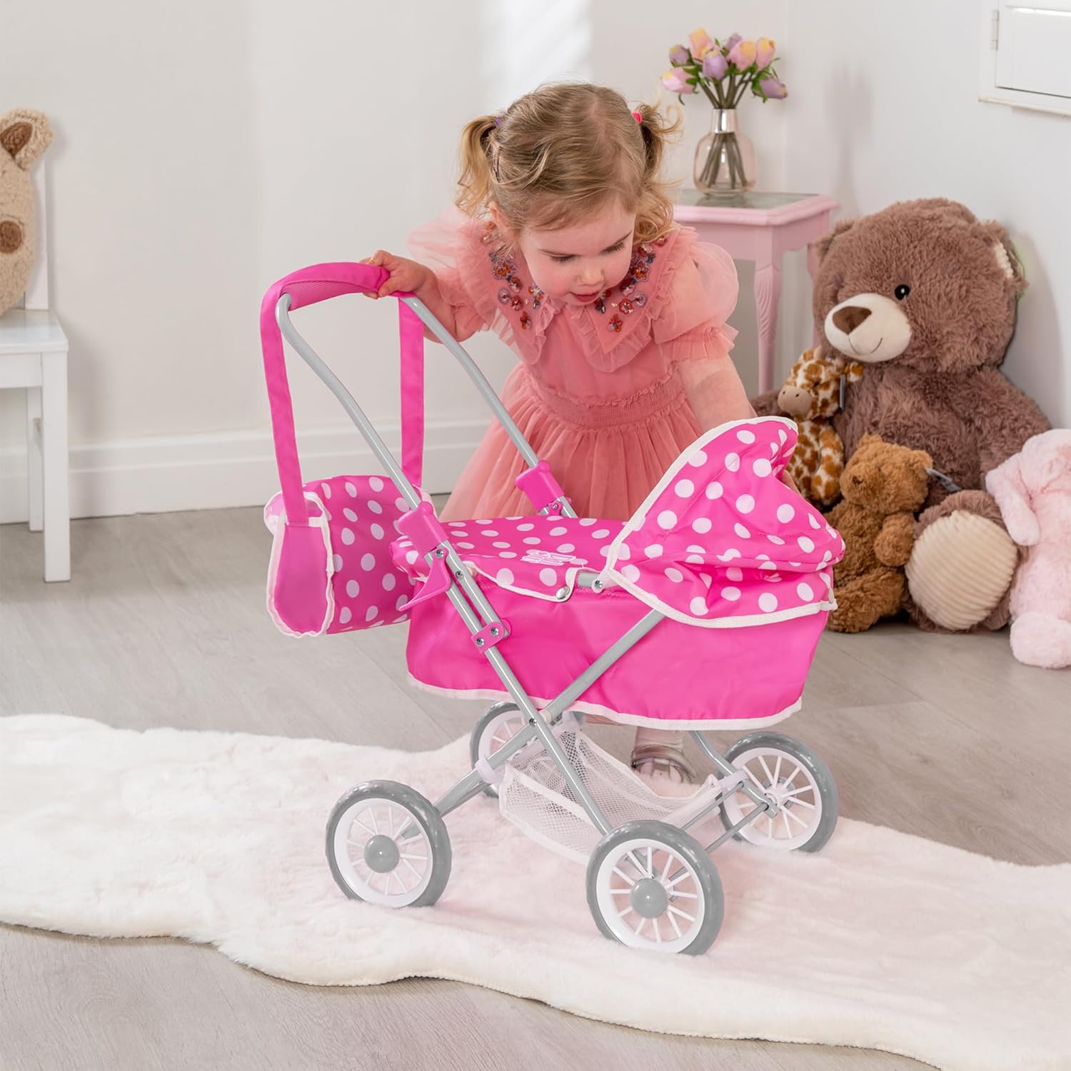 Dolly Tots Cochecito de bebé Dolly Tots Cutie miniatura 7