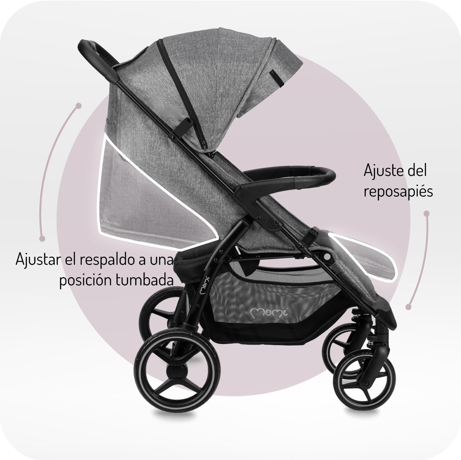 Momi Cochecito de bebé MIYA EVA a partir 6 meses miniatura 6