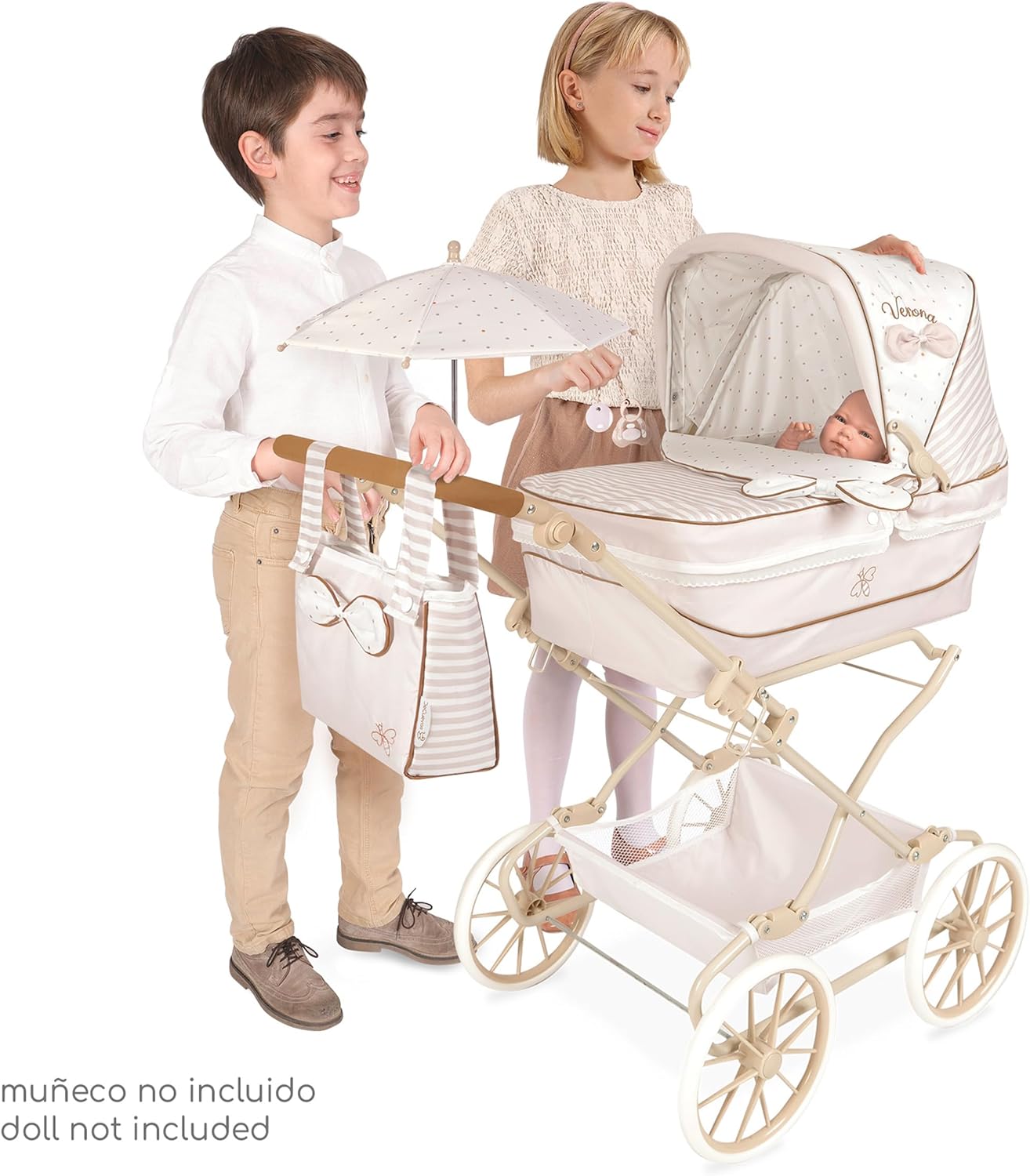 DE CUEVAS TOYS Cochecito de bebé Muñecas Decuevas Verona 55 cm miniatura 3