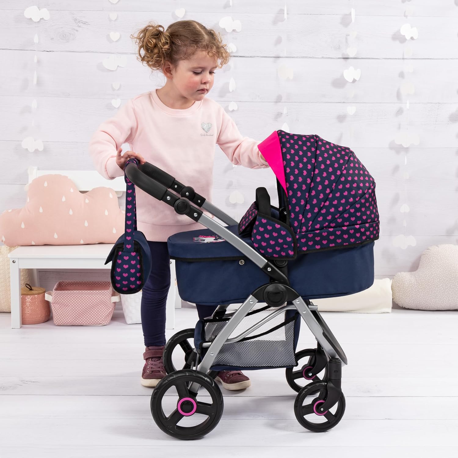 Bayer Design Cochecito de bebé 17554AA muñecas City MAX Bolsa miniatura 6