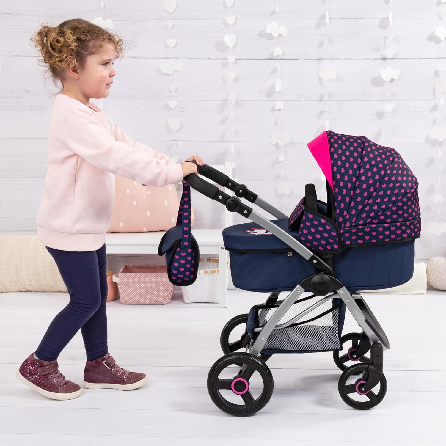 Bayer Design Cochecito de bebé 17554AA muñecas City MAX Bolsa miniatura 7