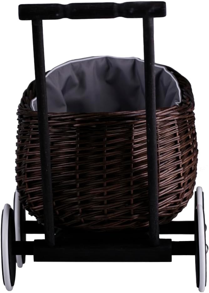 e-wicker24 Alles aus Weide Cochecito de bebé mimbre colgante cesta miniatura 5