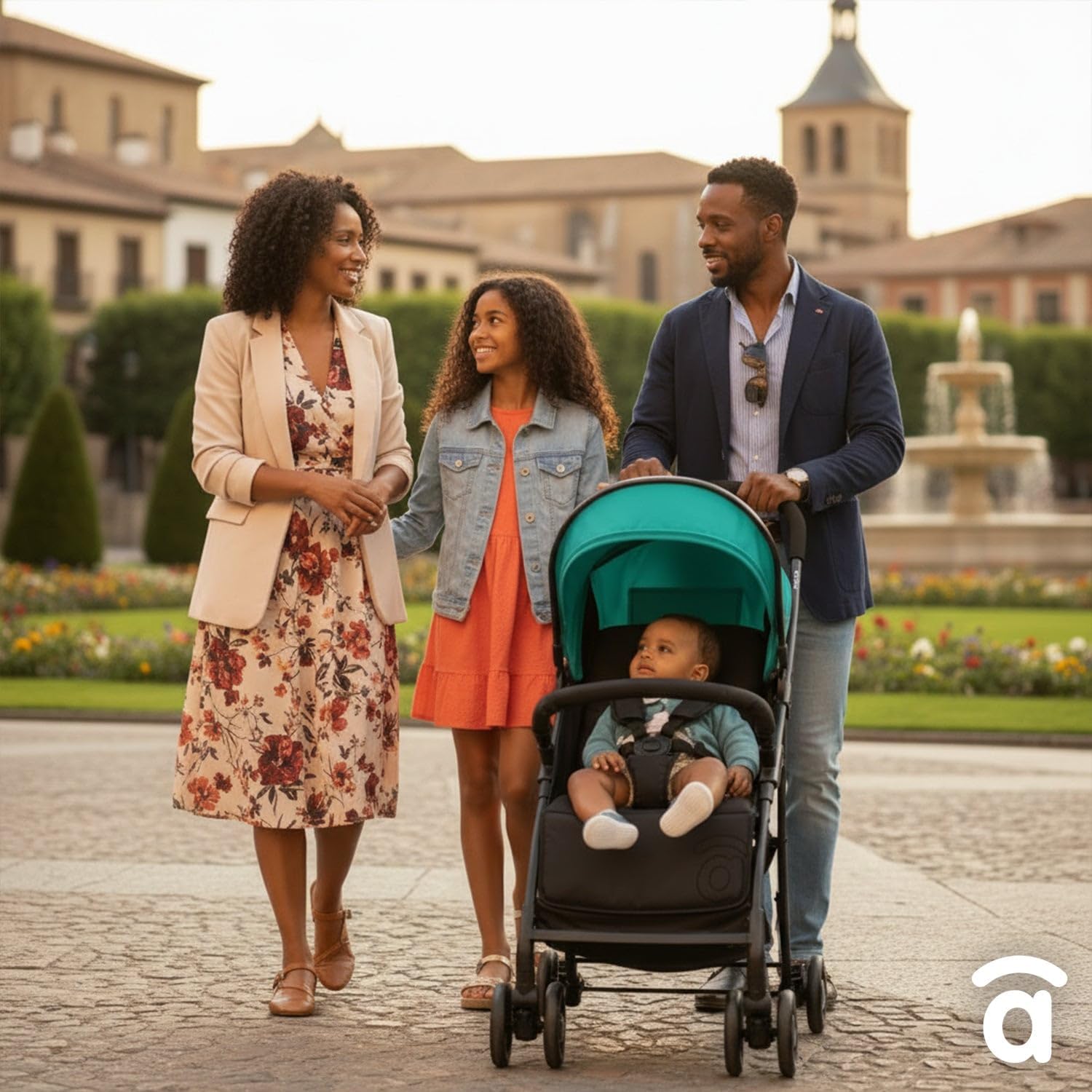 Asalvo Cochecito de bebé MILÁN Ultraligera miniatura 3