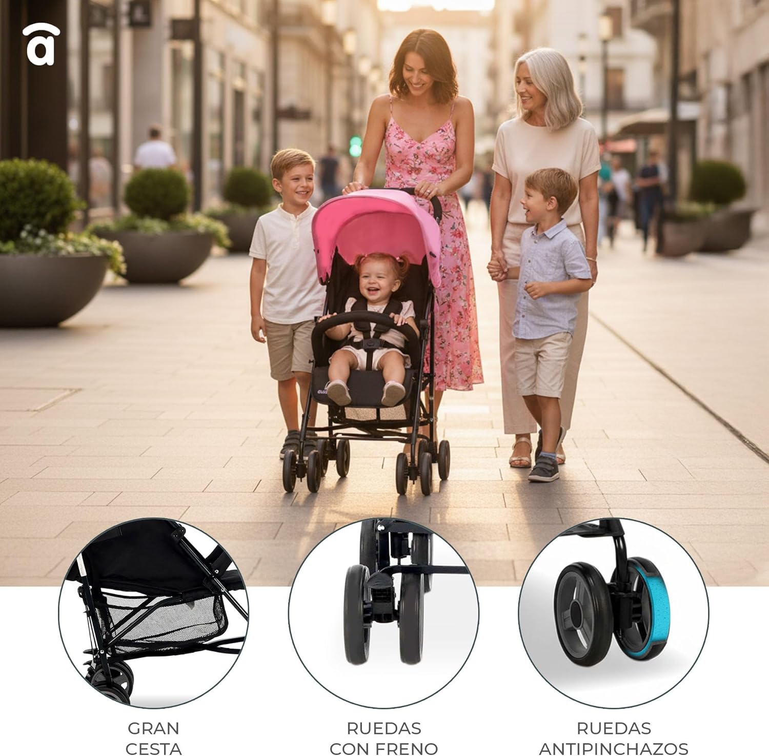 Asalvo Cochecito de bebé TROTTER PLUS miniatura 4