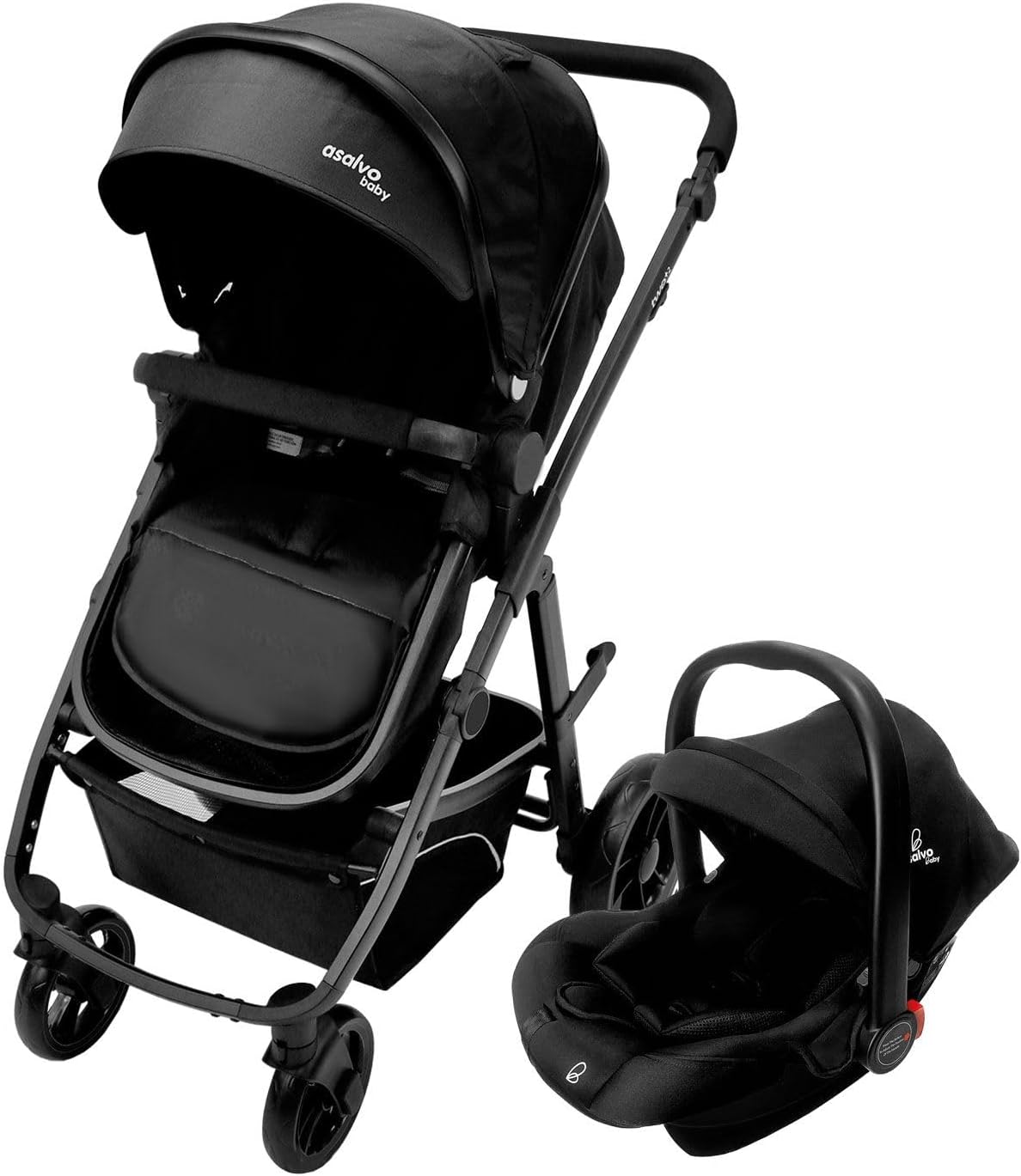 Asalvo Cochecito de bebé TWO+ 2 Trío Convertible 3 en 1 miniatura 3