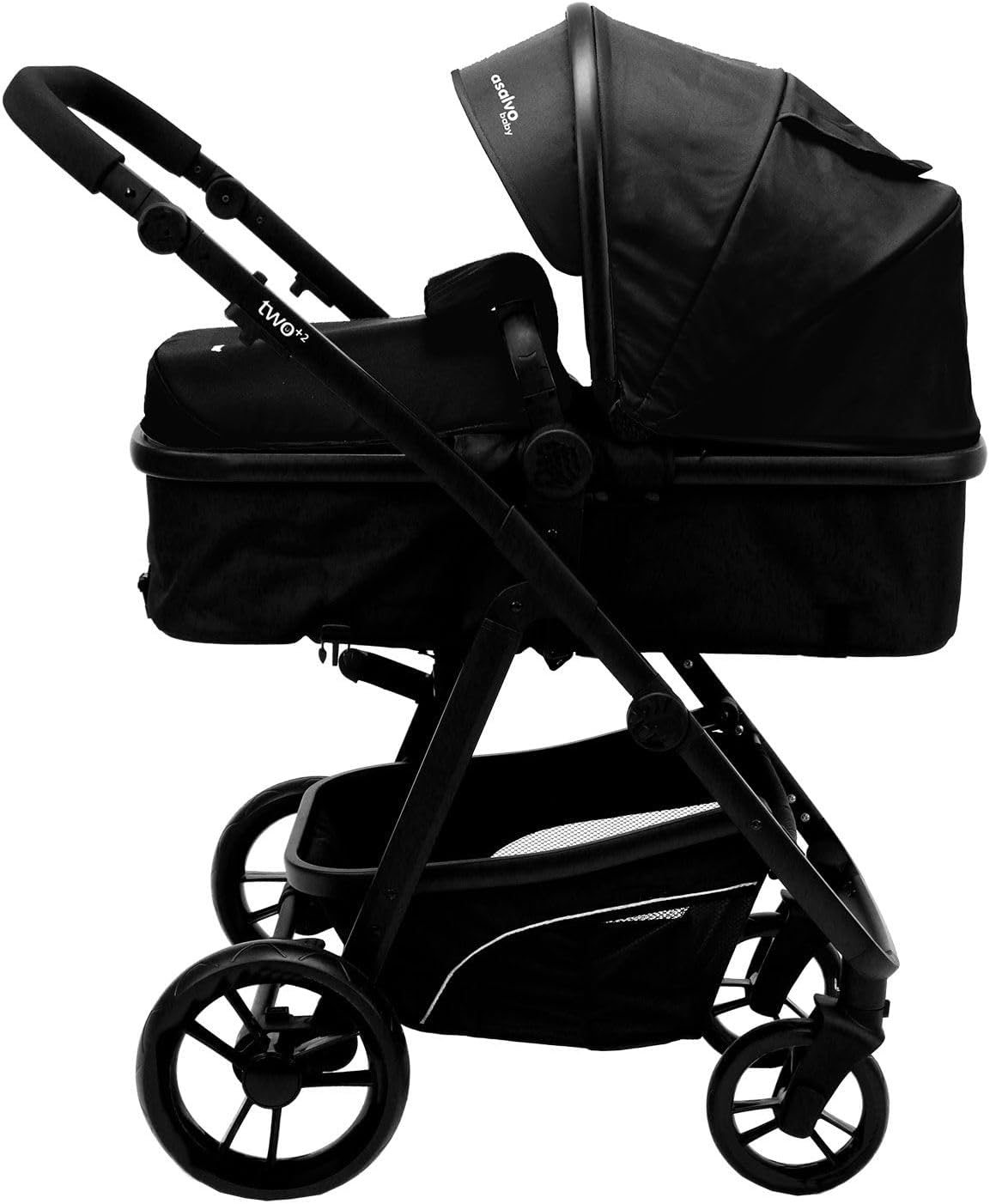 Asalvo Cochecito de bebé TWO+ 2 Trío Convertible 3 en 1 miniatura 4