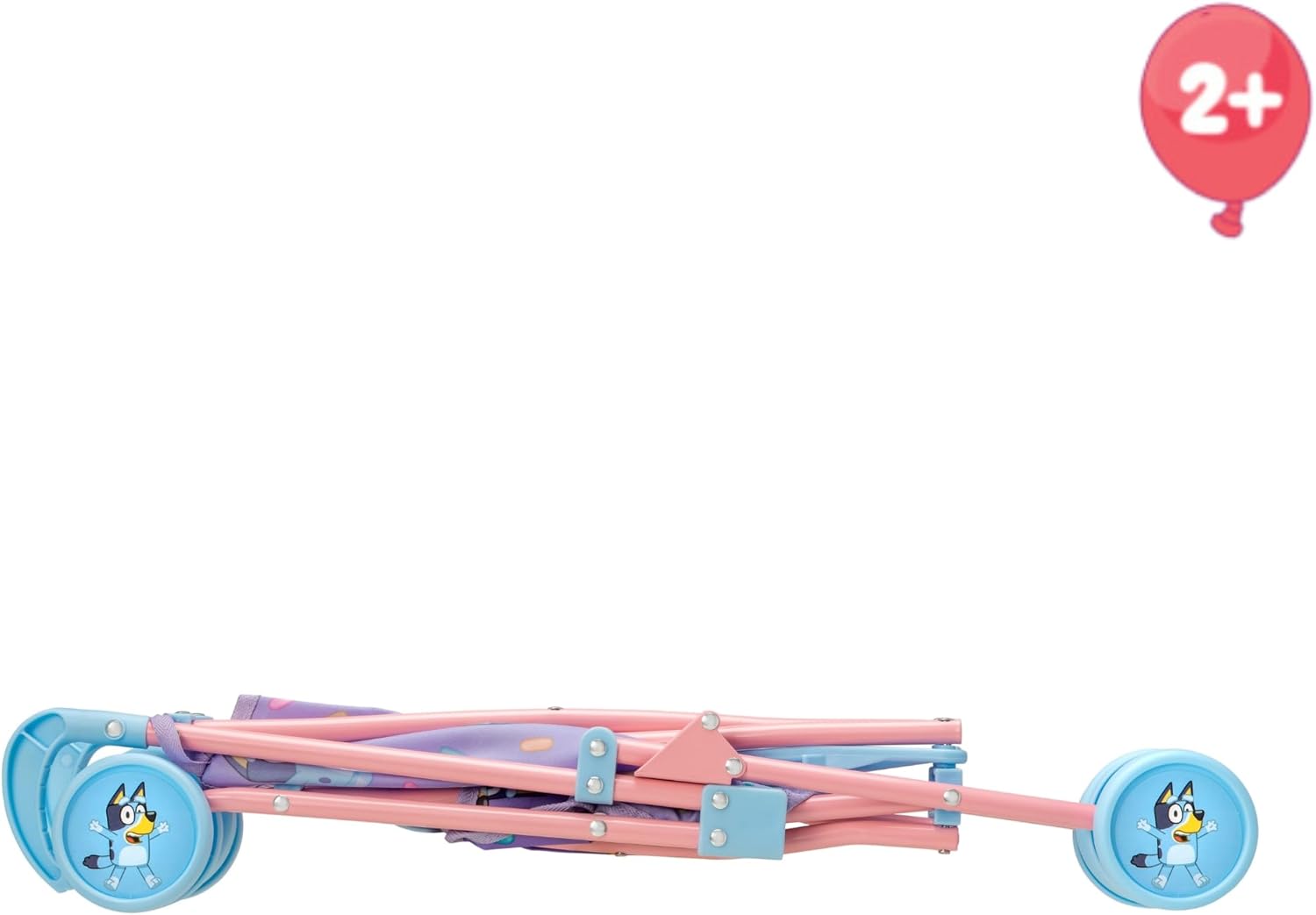 HTI Cochecito de bebé Muñecas Bluey Junior Juguete Paraguas Fácil miniatura 8