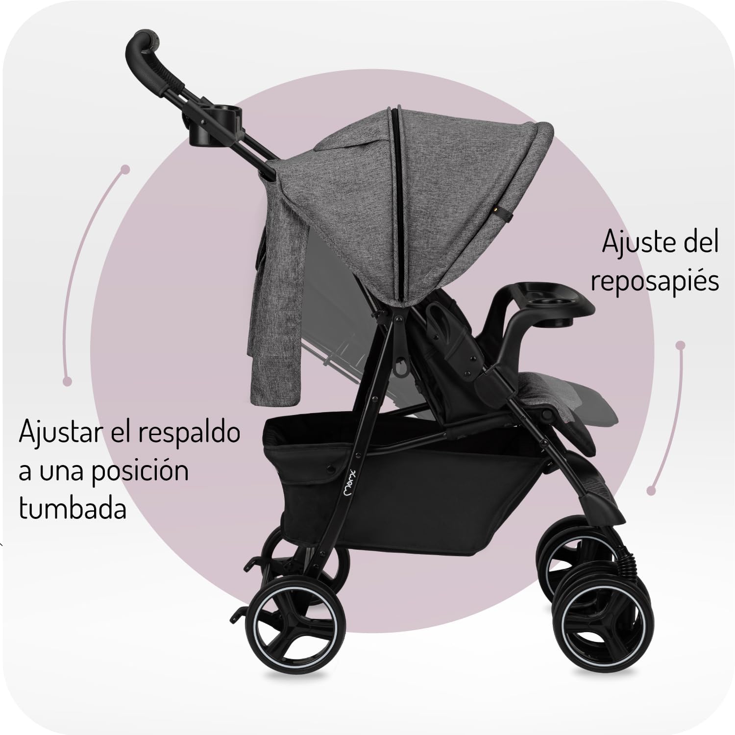 Momi Cochecito de bebé MoMi ISLA miniatura 5