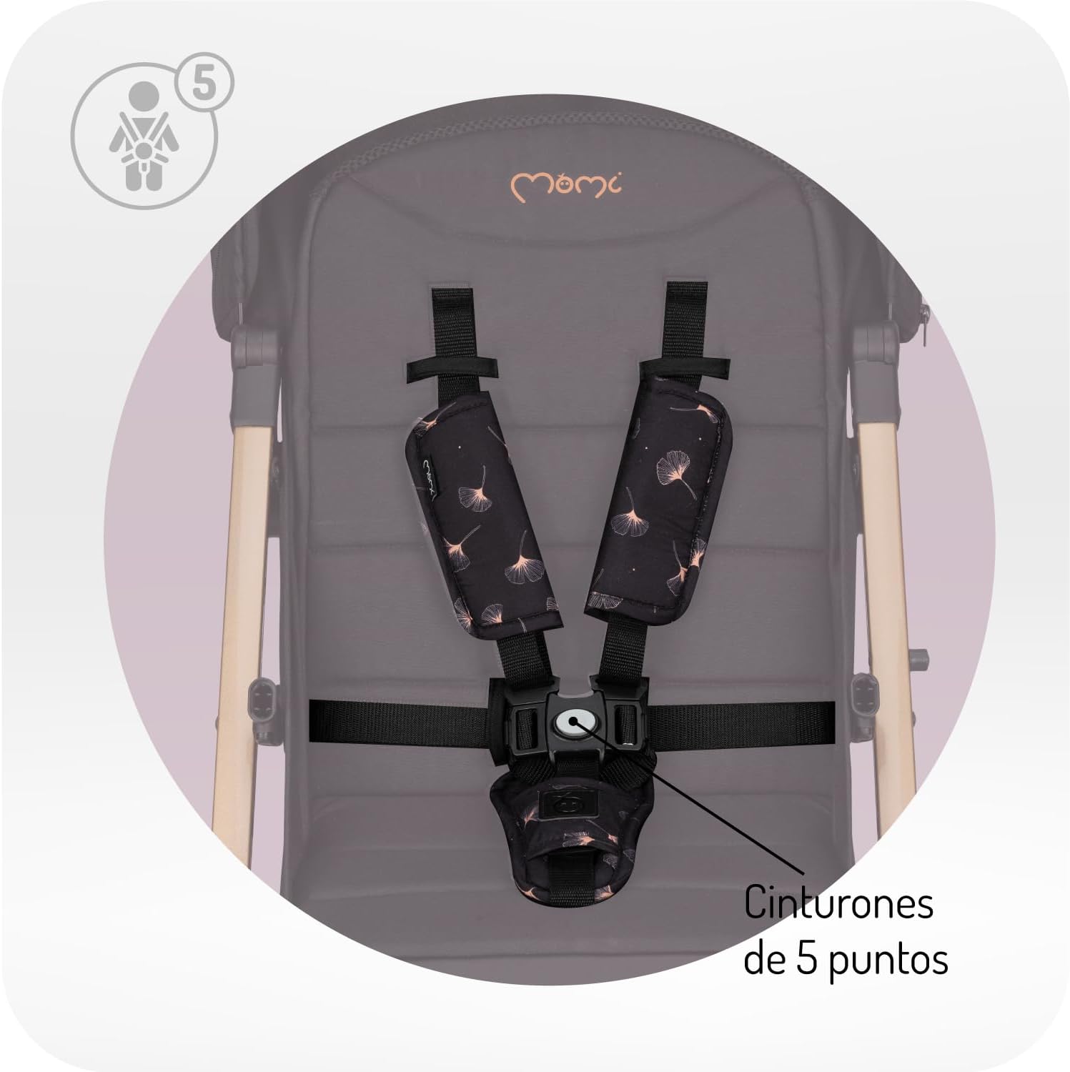 Momi Cochecito de bebé ESTELLE LIGHT PLUS a partir 6 meses miniatura 3